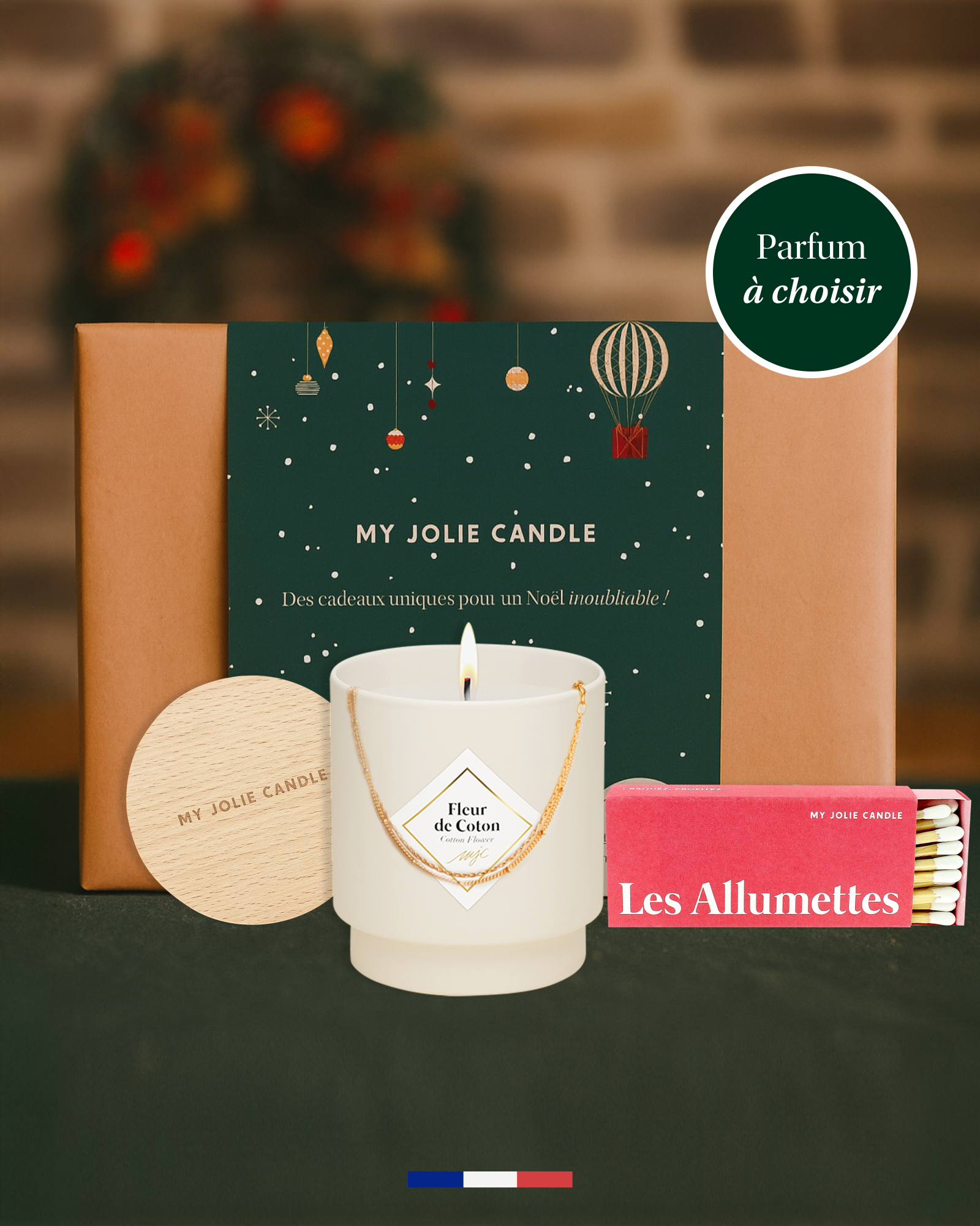Coffret à composer Bougie bijou doré
