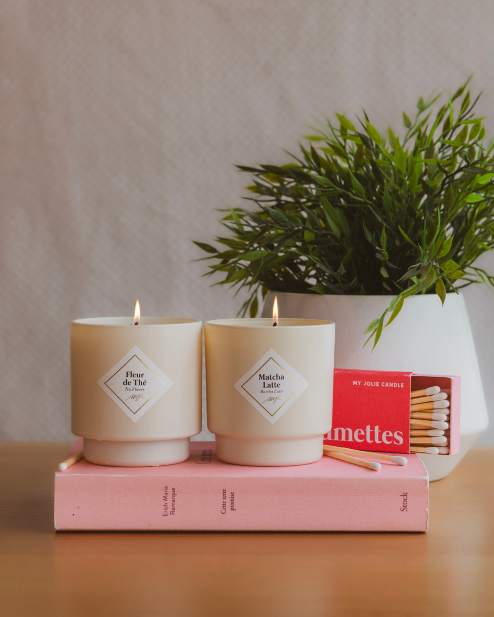 Duo bougies parfumées