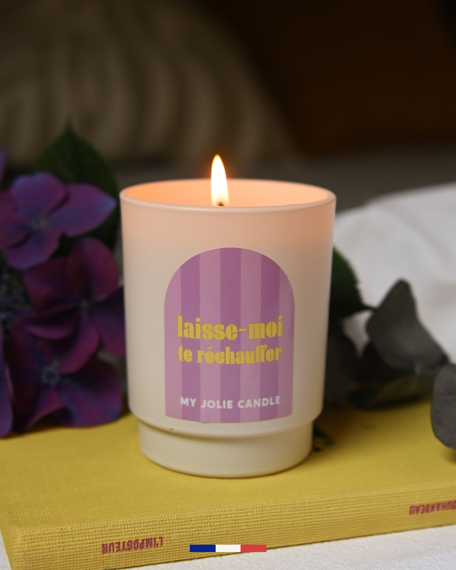 Bougie parfumée à messages