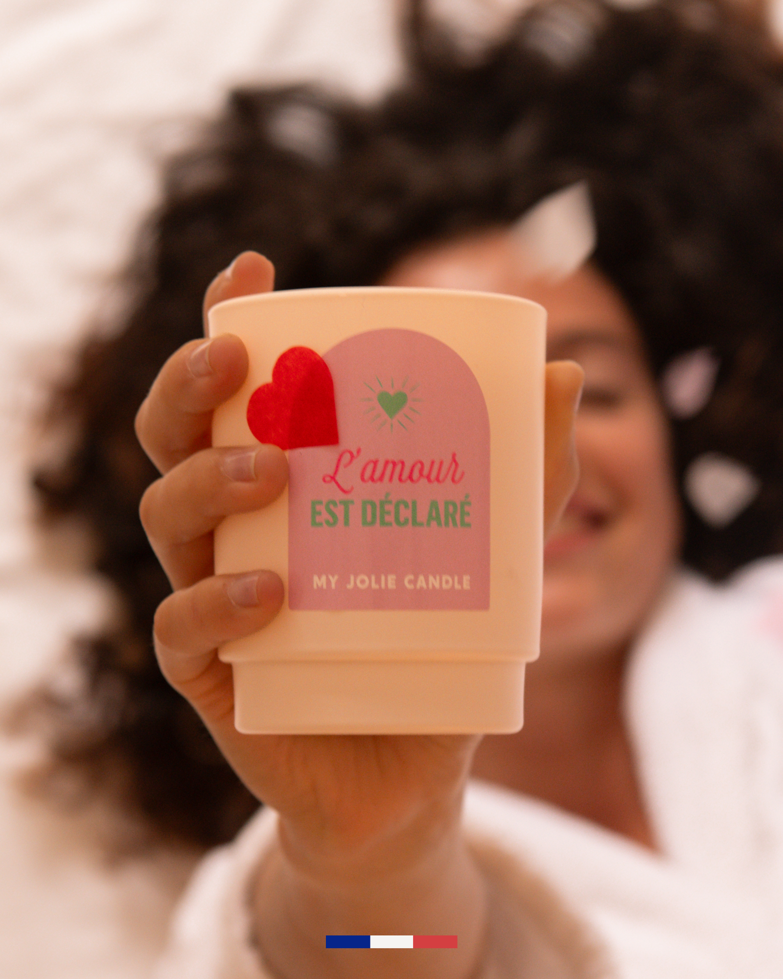 Bougie parfumée à messages