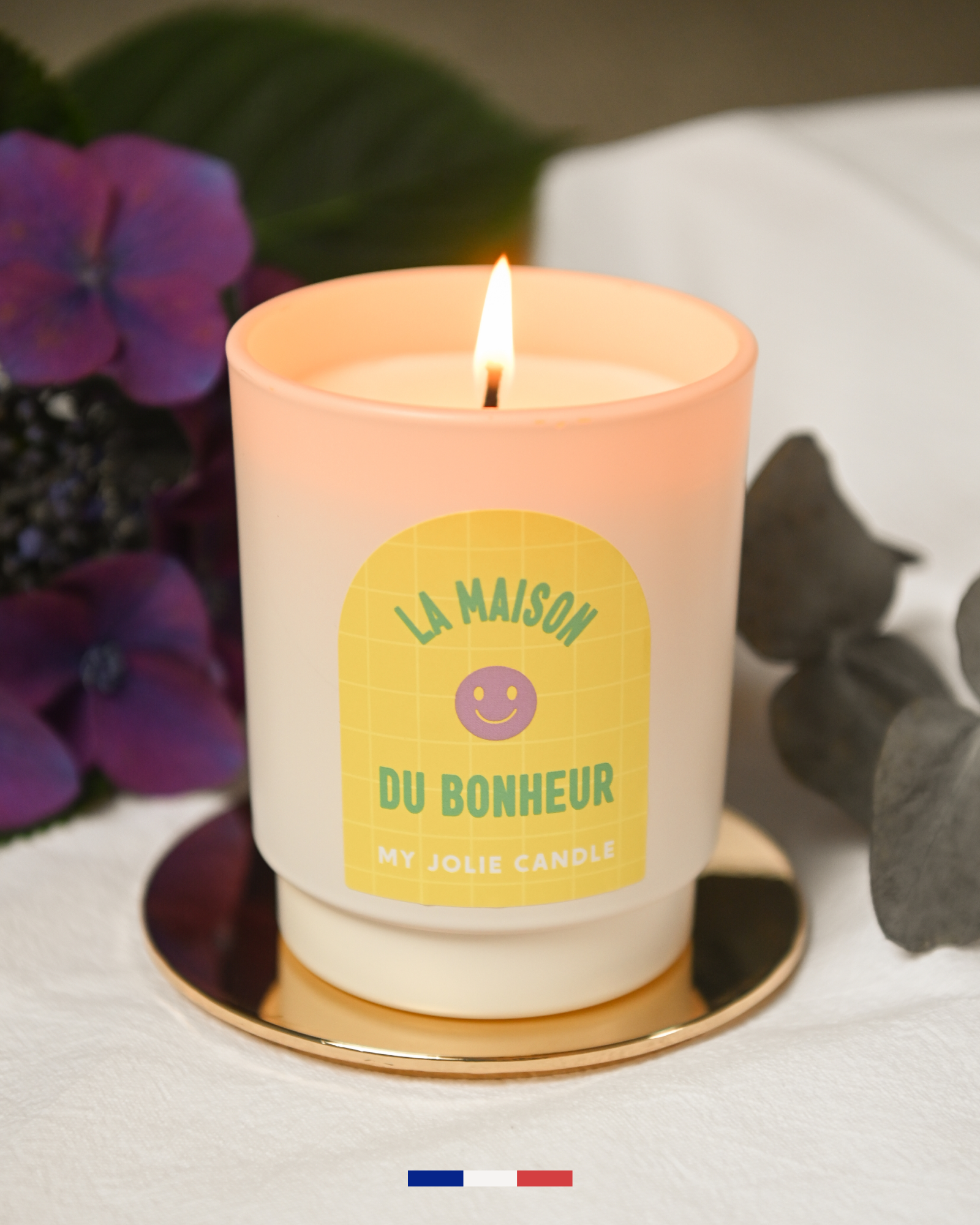 Bougie parfumée à messages