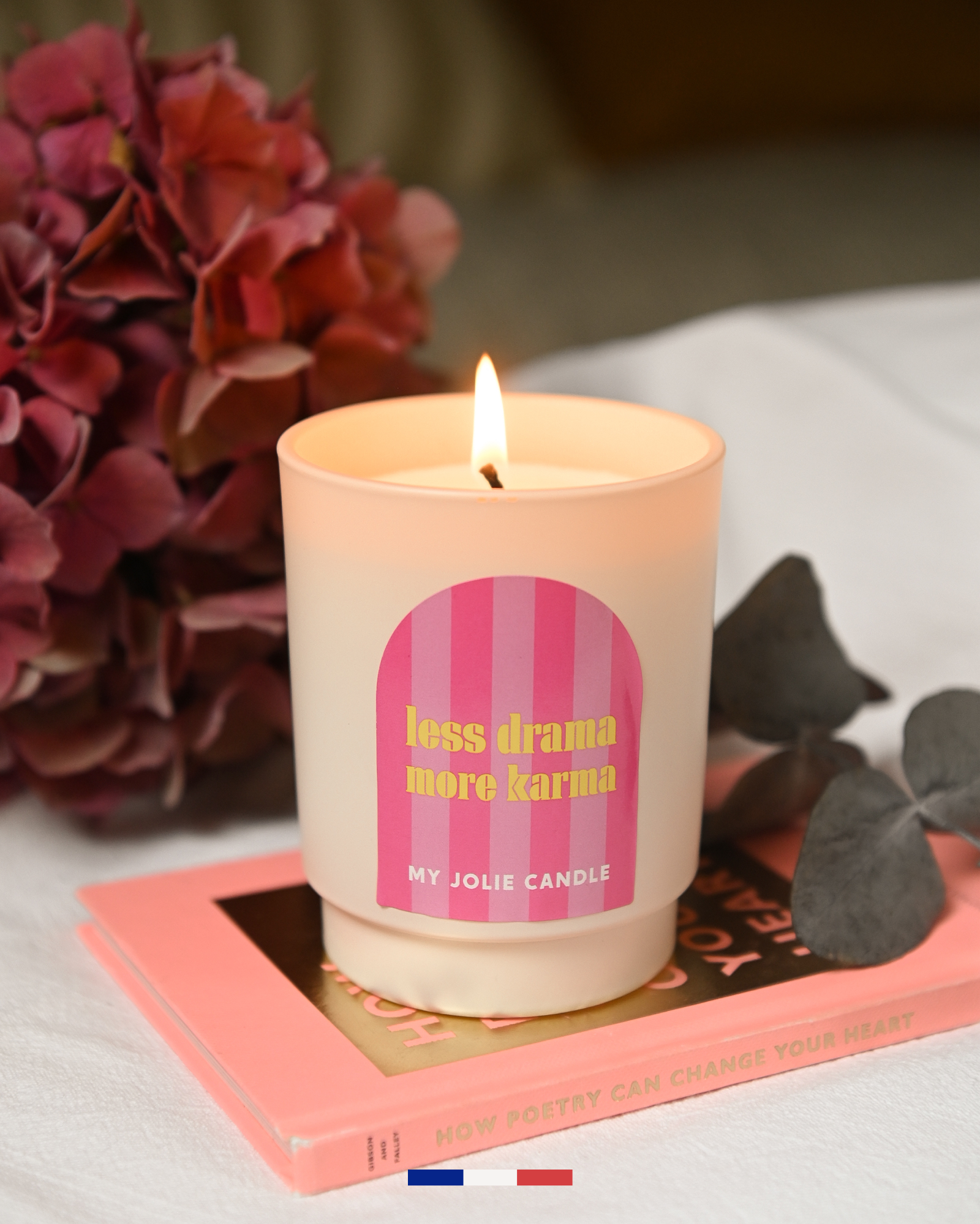 Bougie parfumée à messages