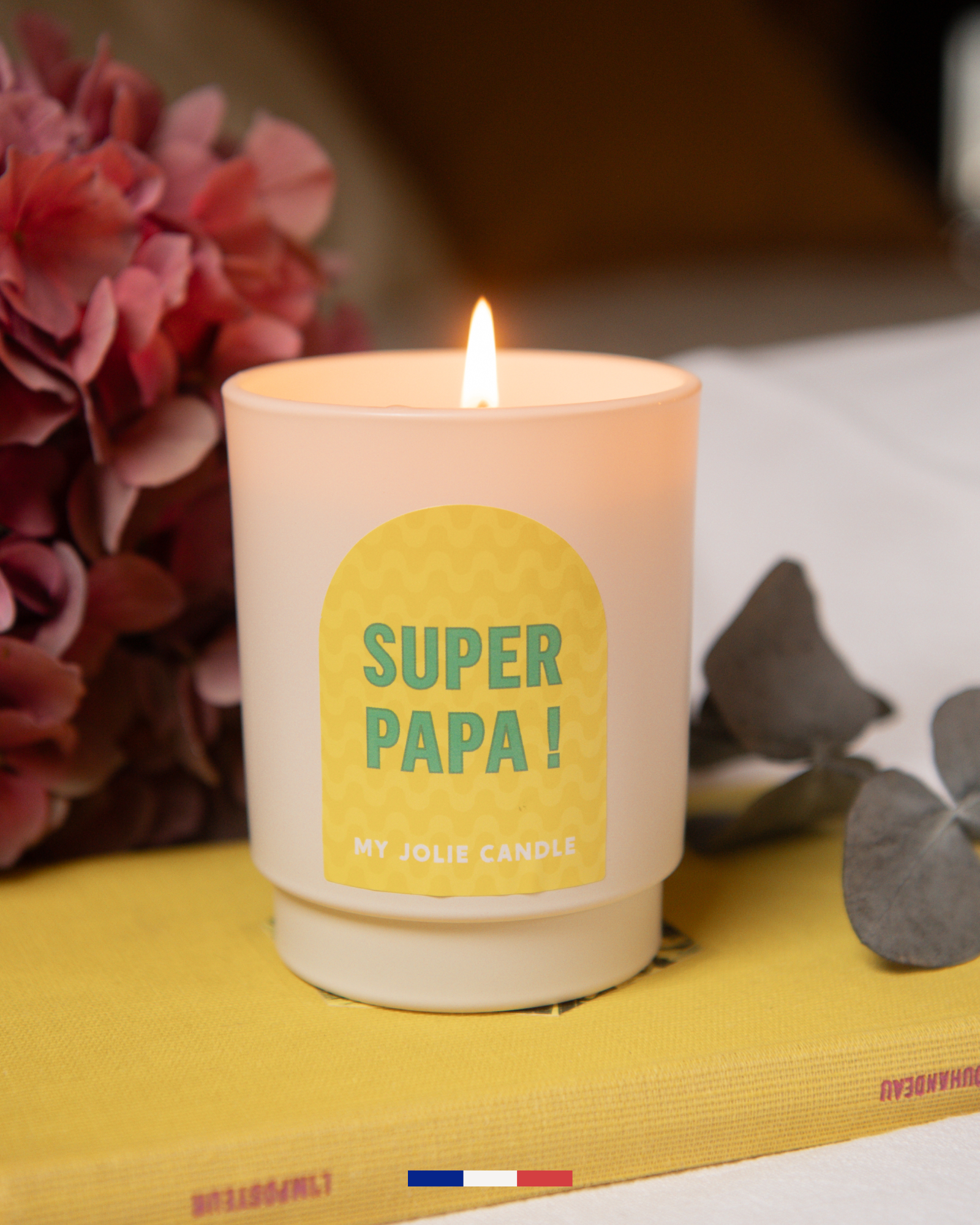 Bougie parfumée "Super Papa !" - Amazon
