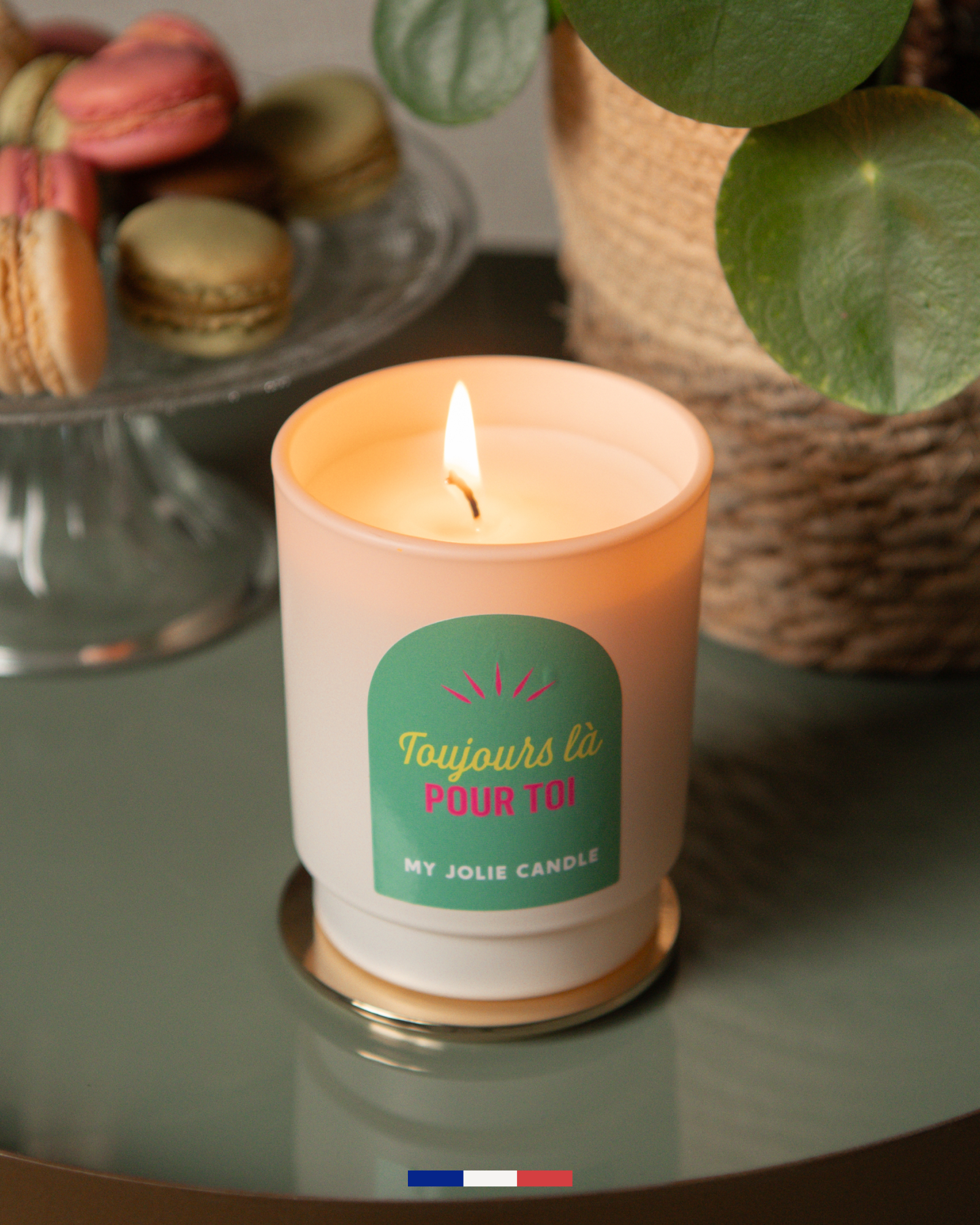 Bougie parfumée à messages