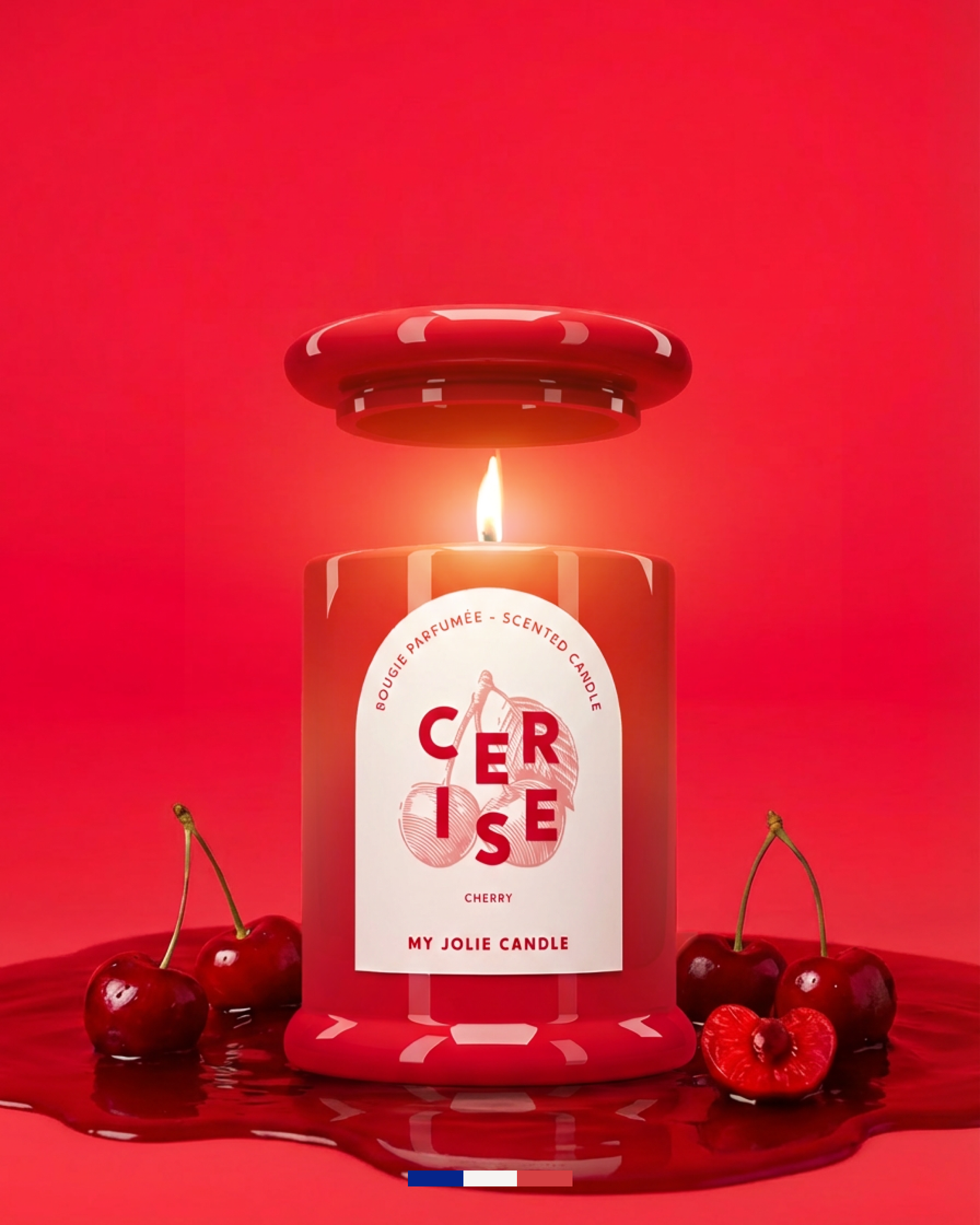 Bougie parfumée Cerise