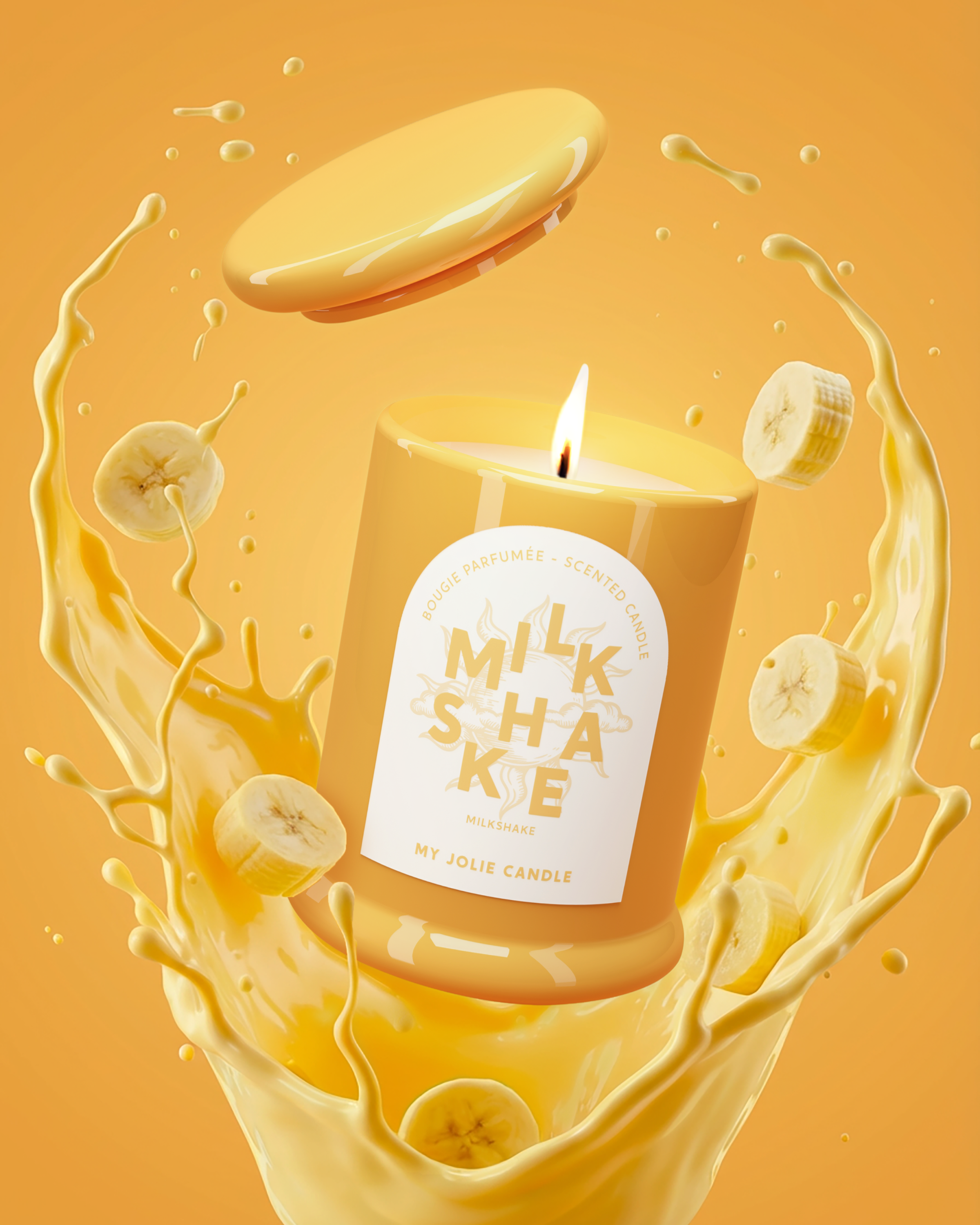 Bougie parfumée Milkshake