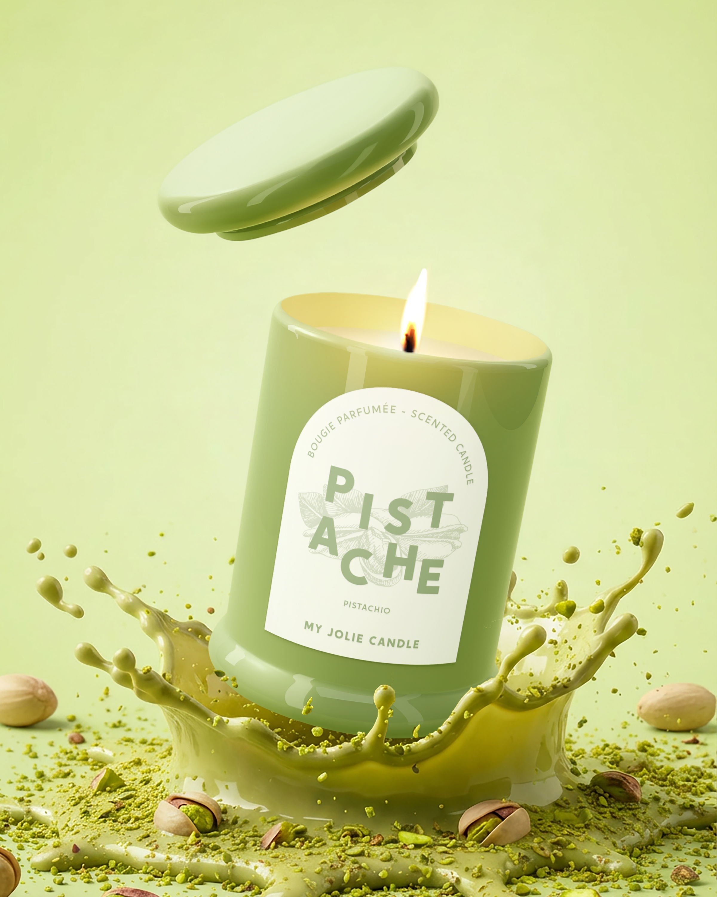 Bougie parfumée Pistache
