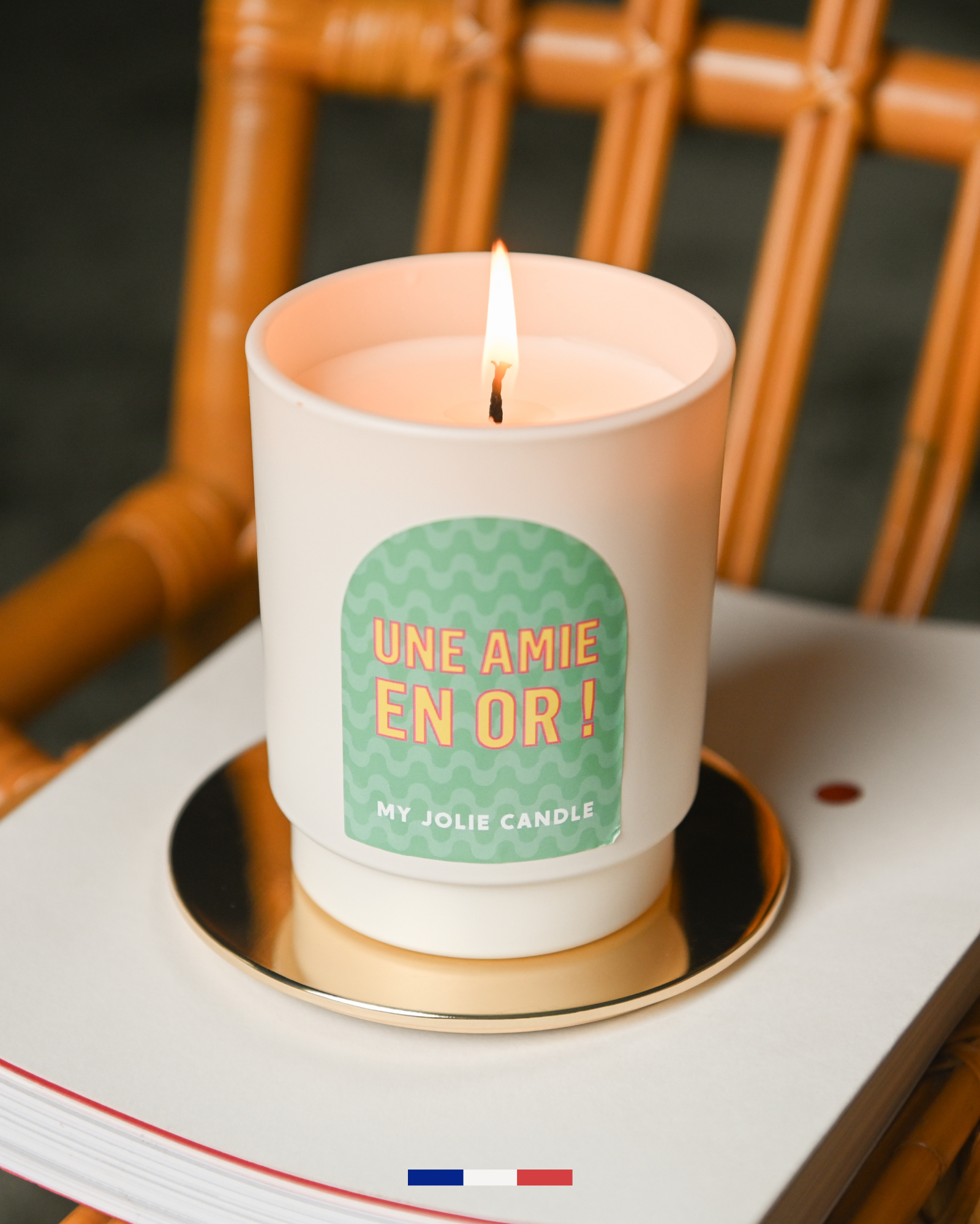 Bougie parfumée à messages