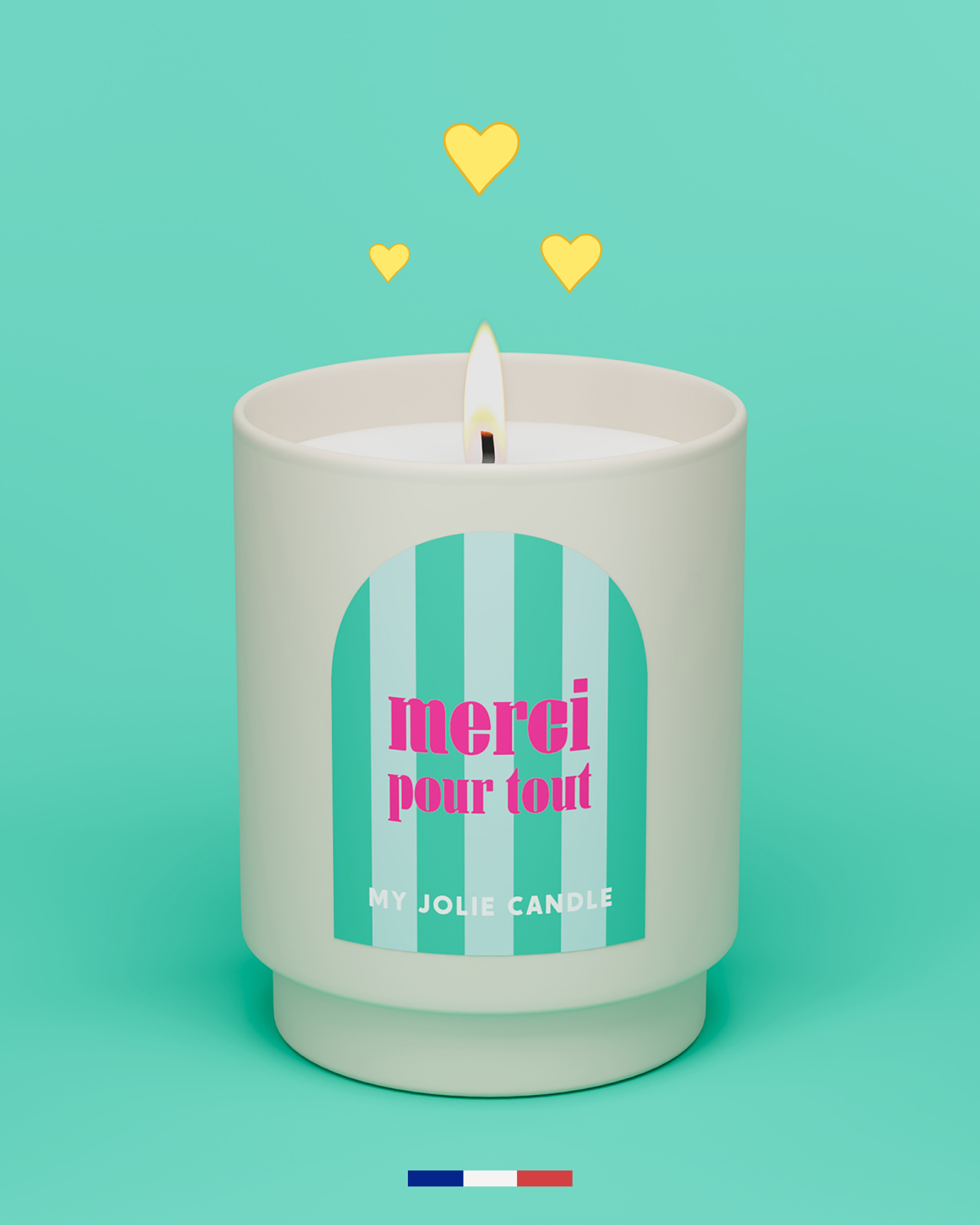 Bougie parfumée "Merci pour tout"