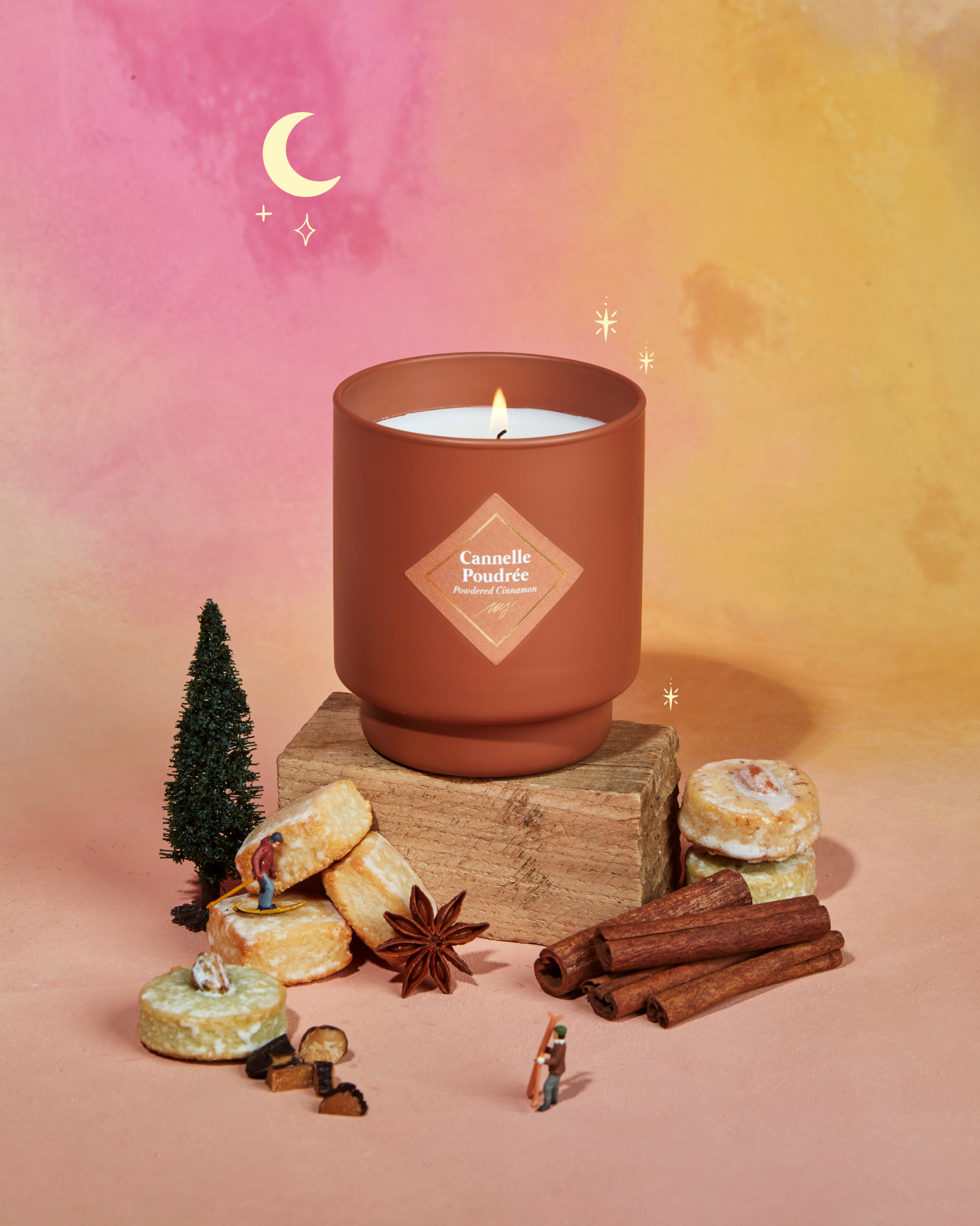 Bougie Cannelle Poudrée
