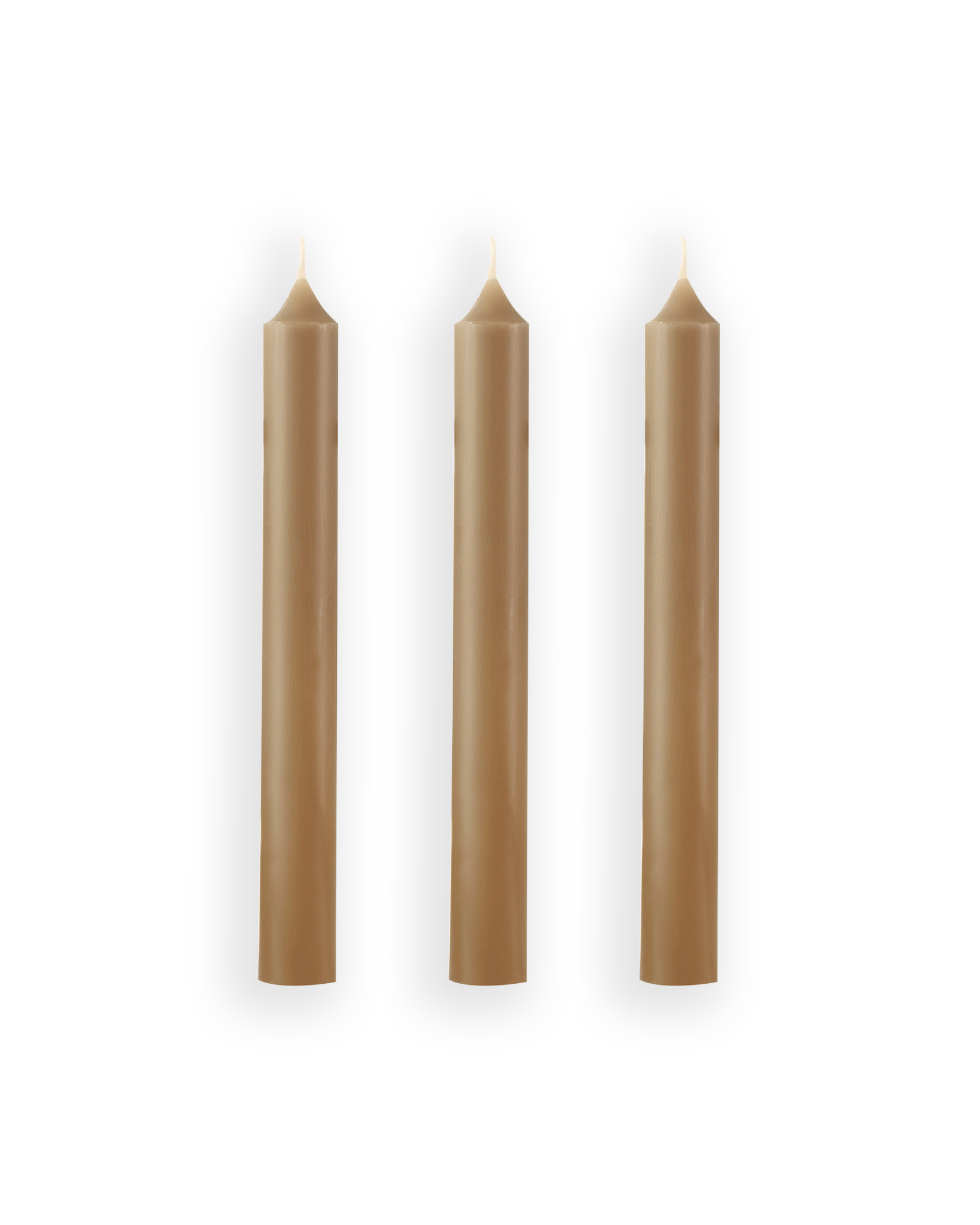 Bougies droites - Taupe