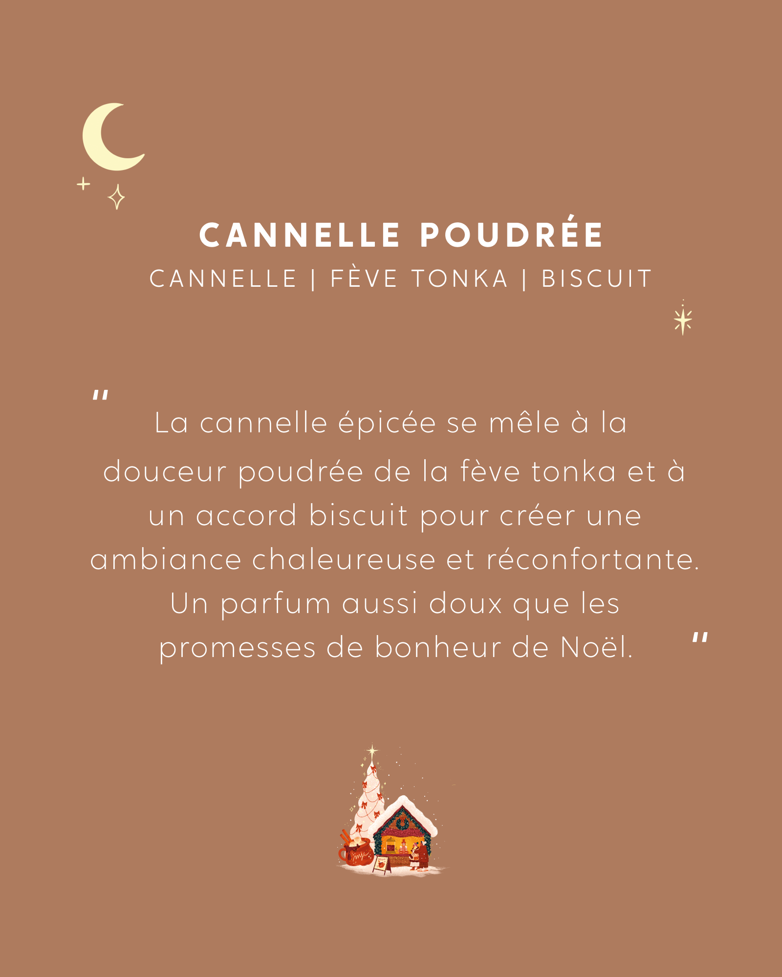 Bougie Cannelle Poudrée