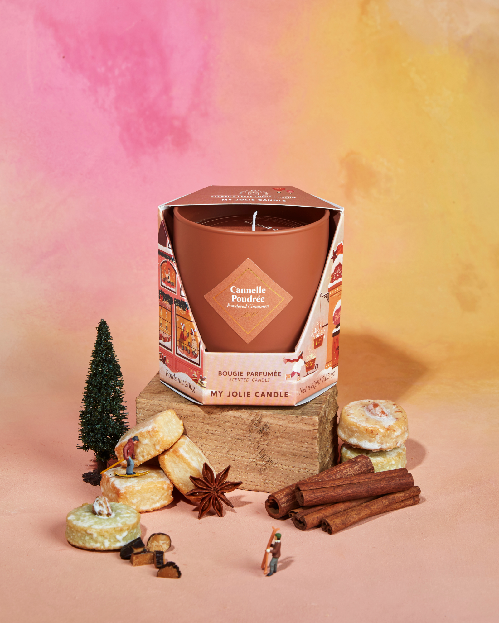 Bougie Cannelle Poudrée