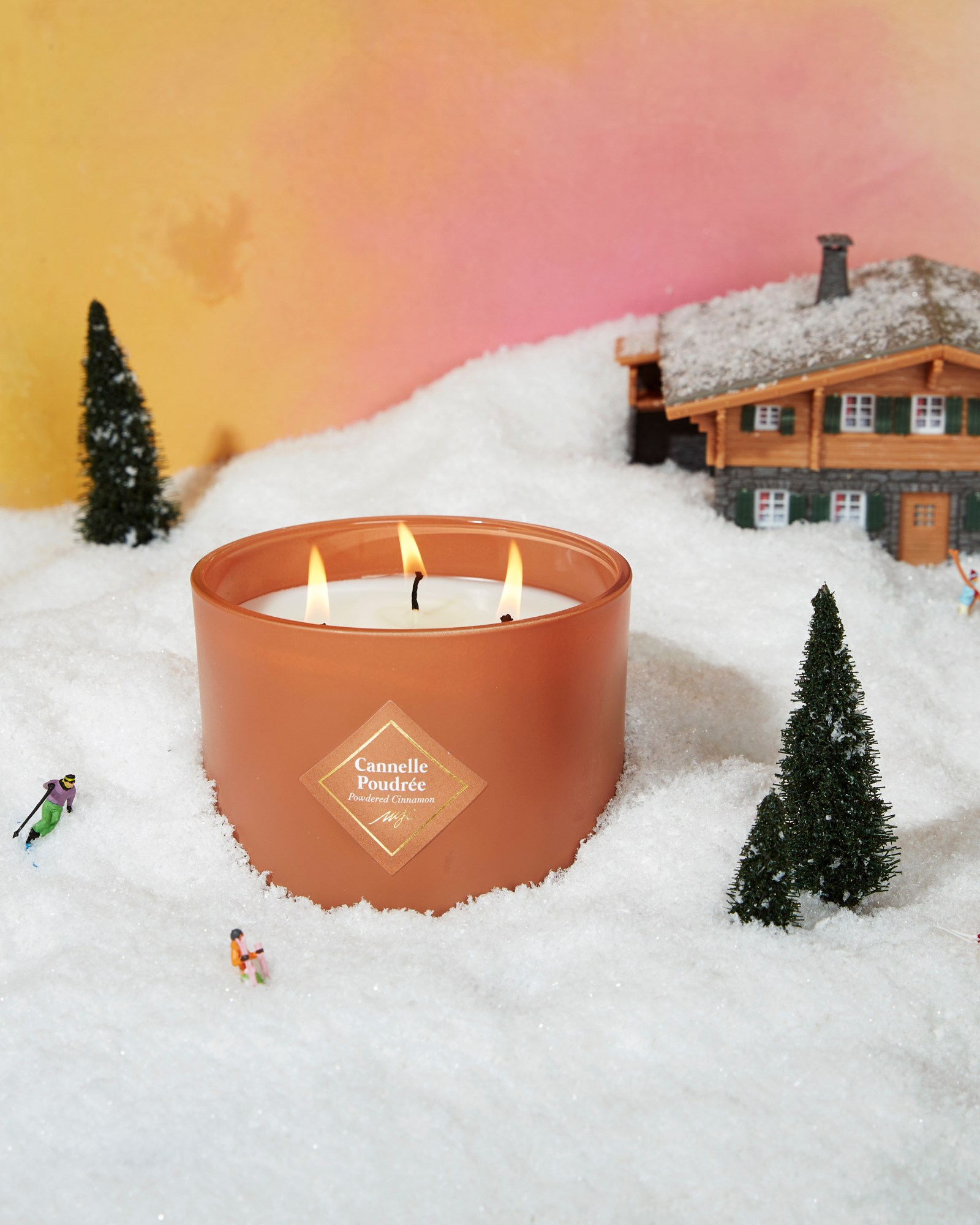 Grande bougie Cannelle Poudrée