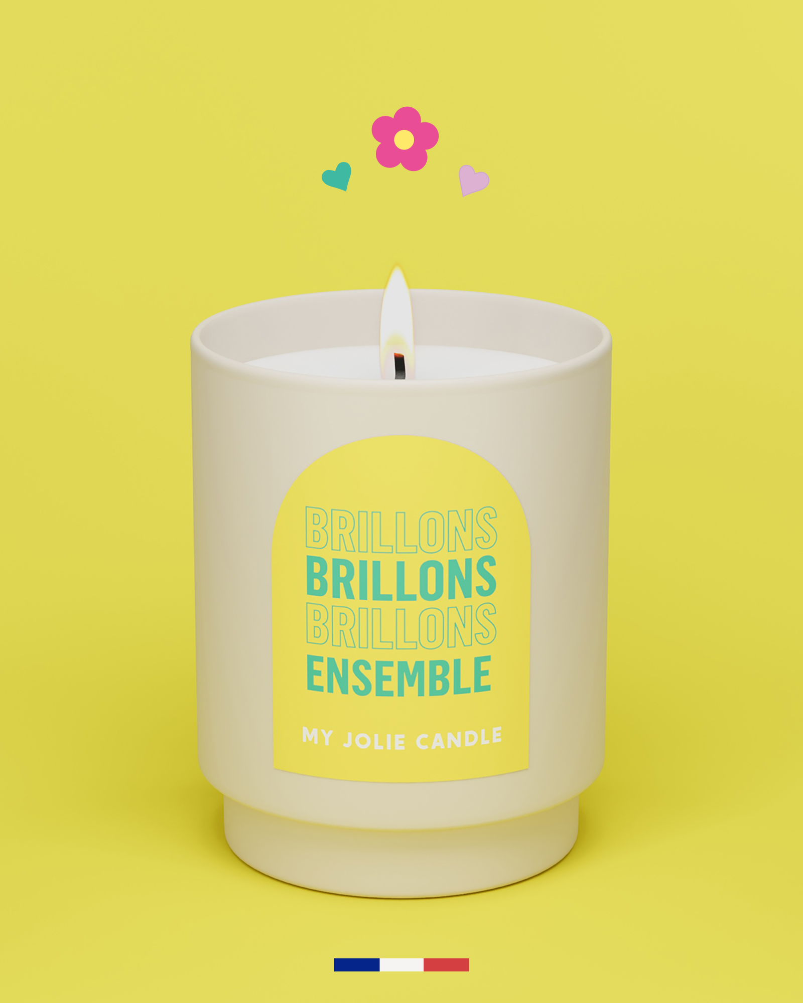 Bougie parfumée - Brillons ensemble