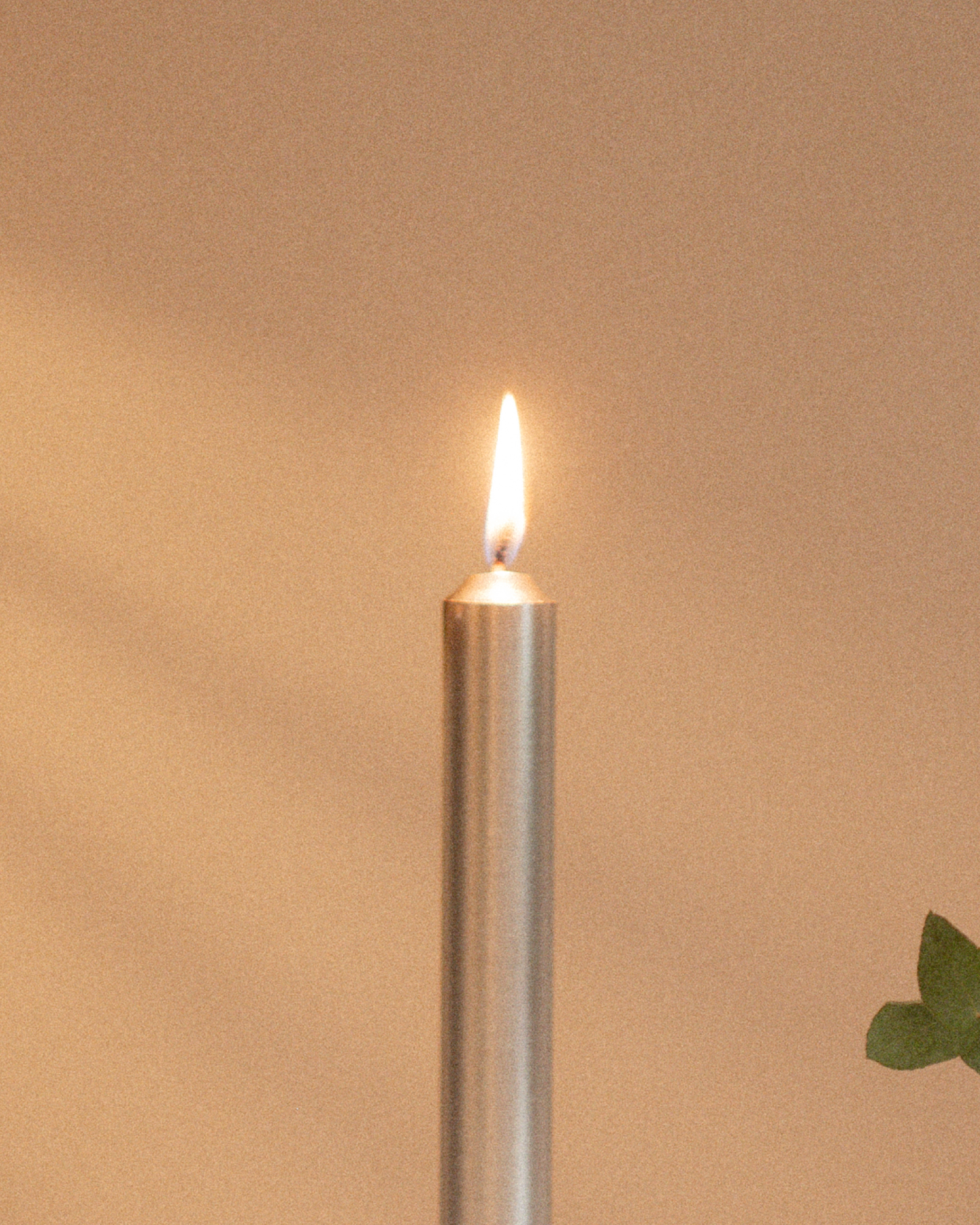 Bougies droites - Argent