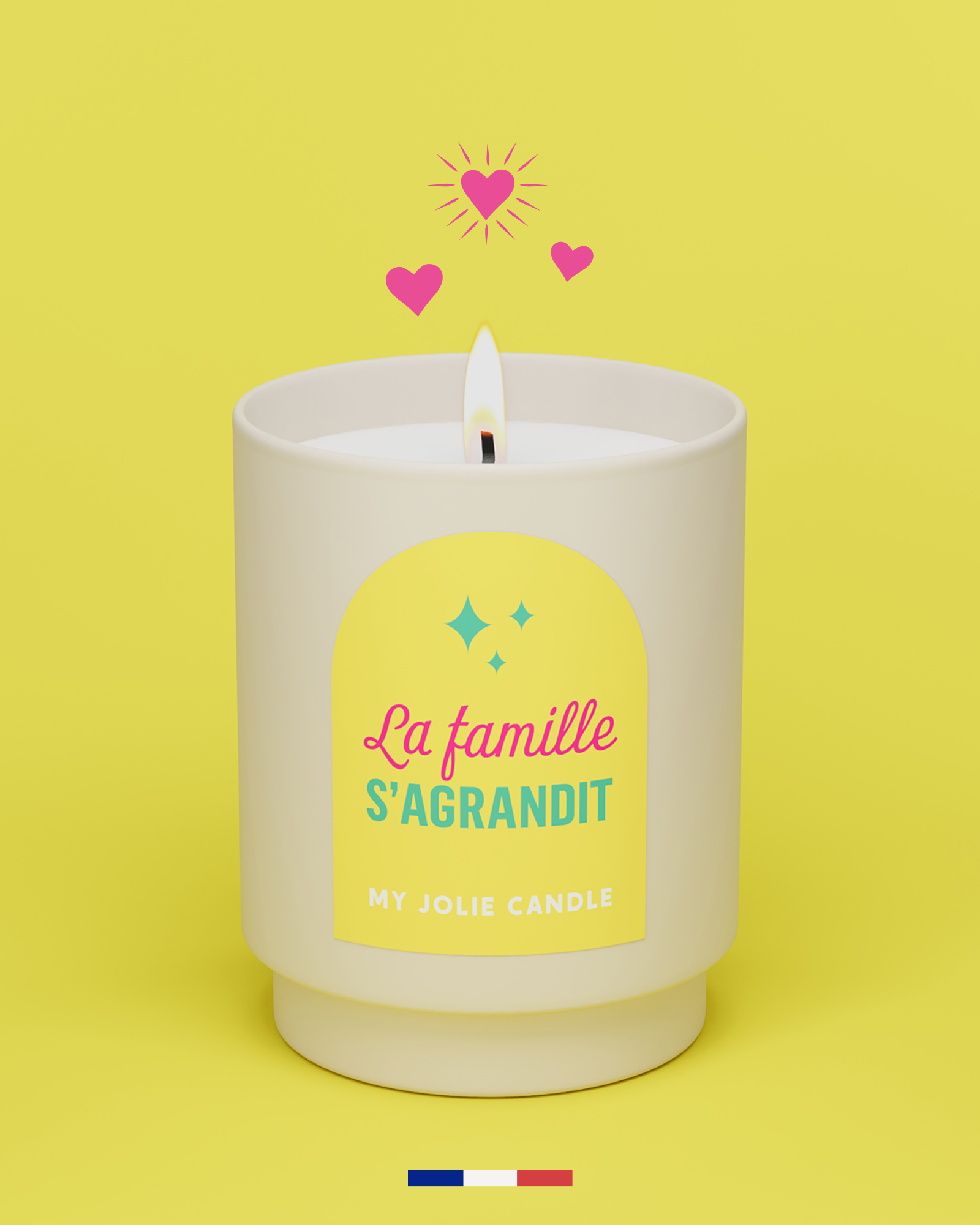 Bougie parfumée - La famille s'agrandit