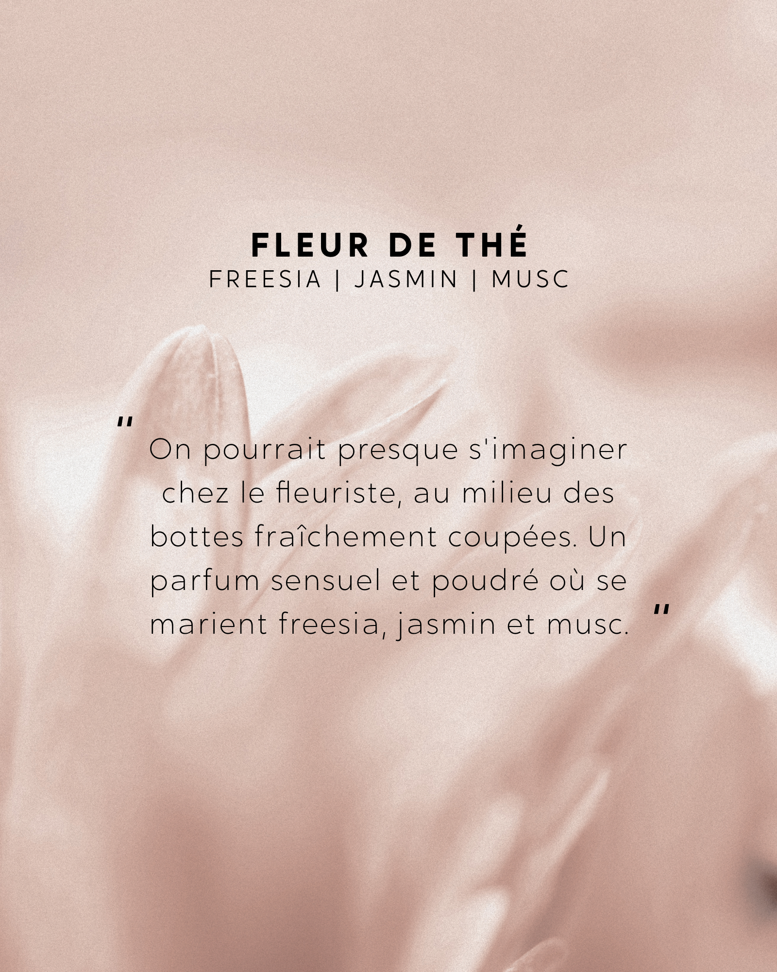 Petite bougie Fleur de Thé