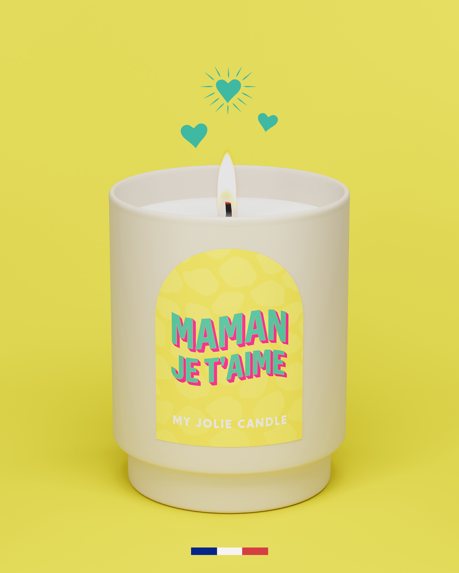 Bougie parfumée "Maman je t'aime" - Amazon