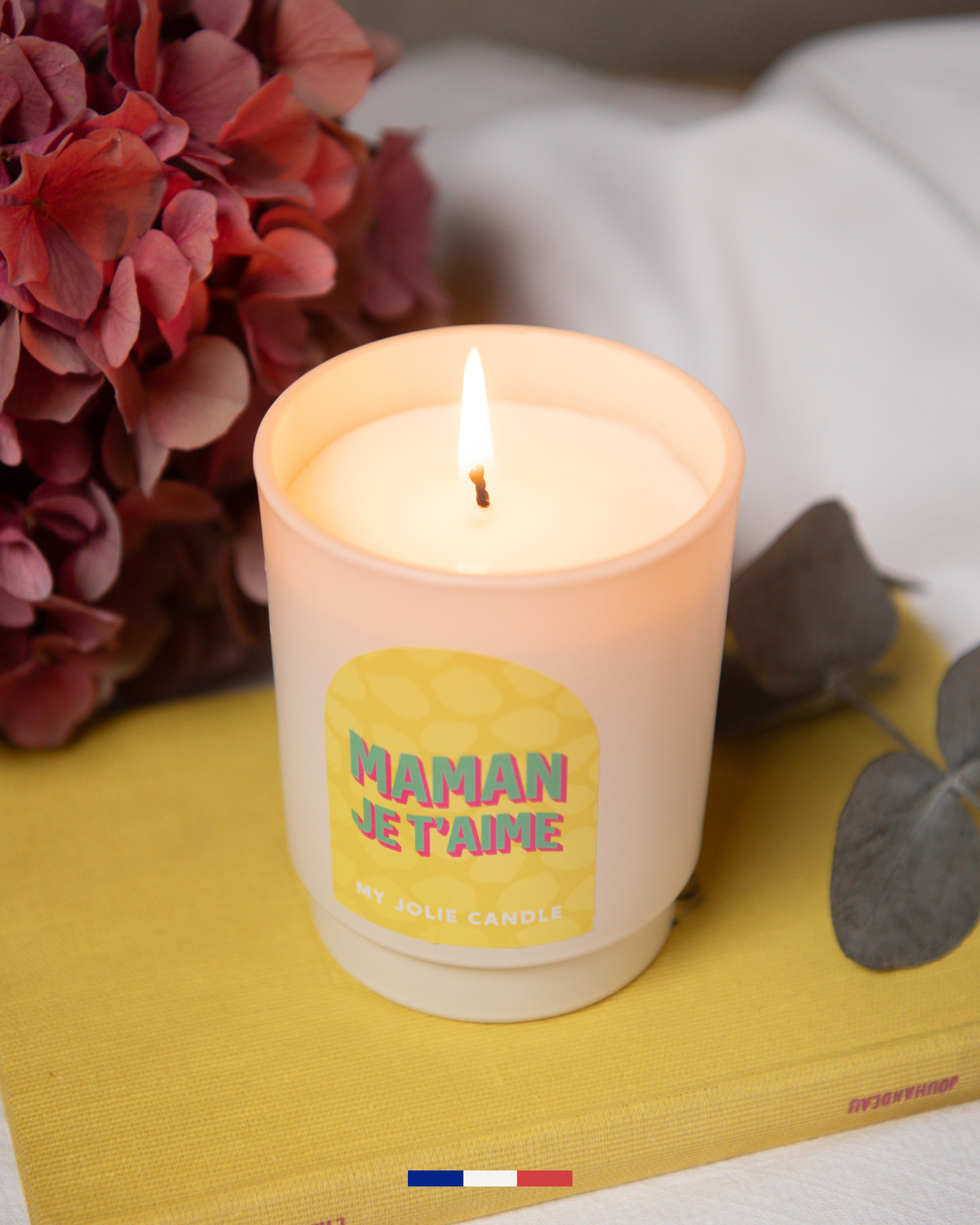 Bougie parfumée "Maman je t'aime" - Amazon