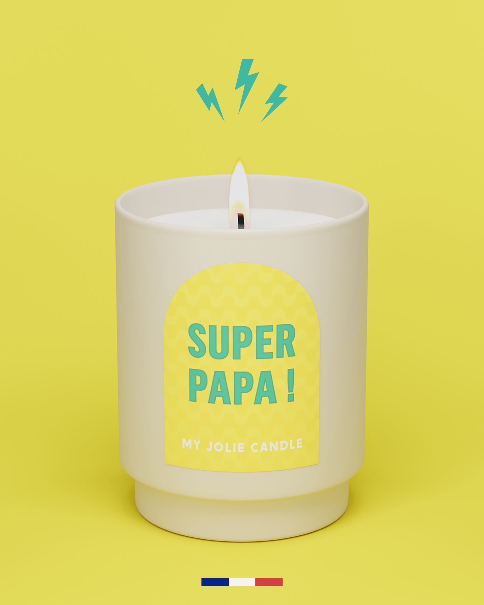 Bougie parfumée "Super Papa !" - Amazon