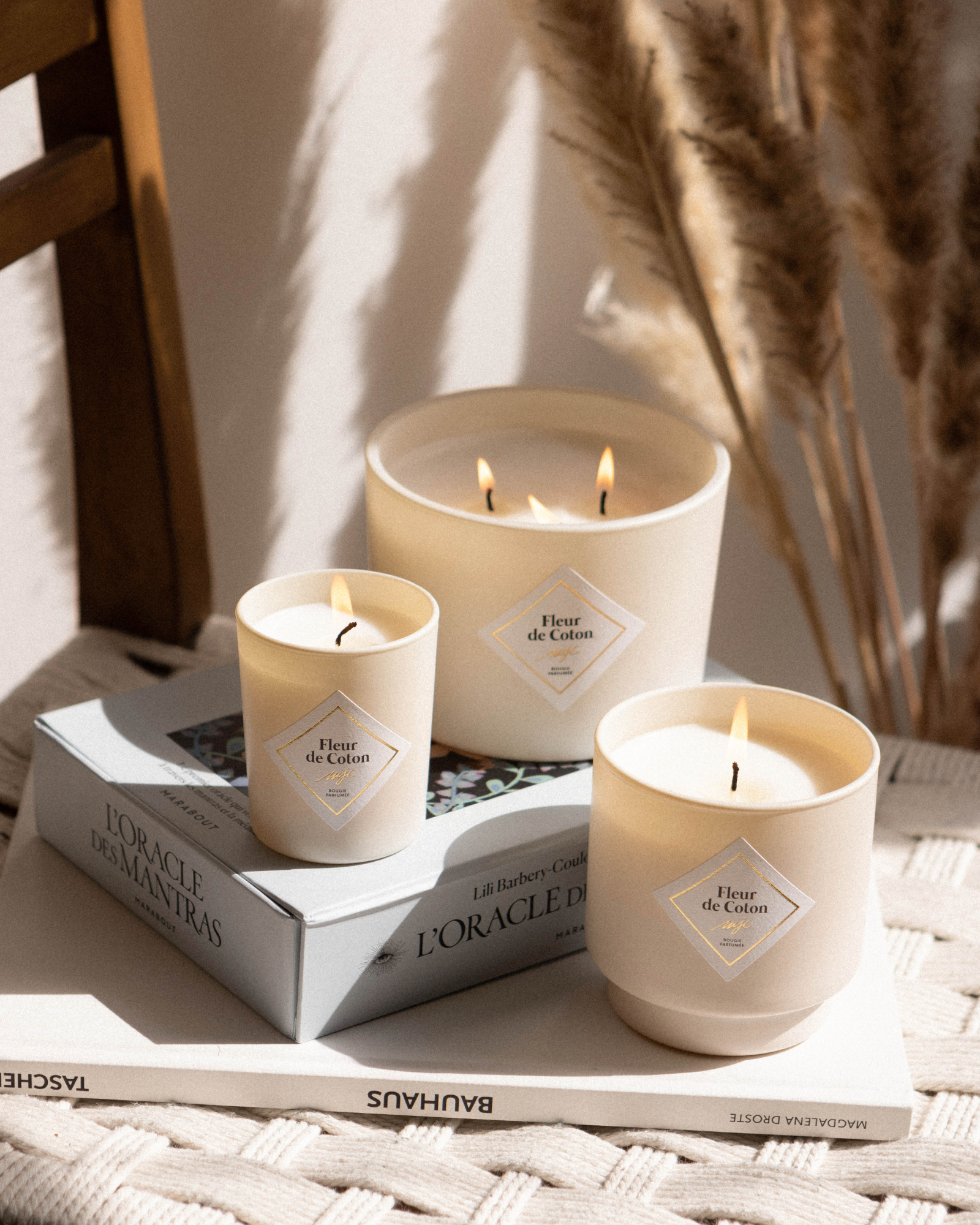 Petite bougie Fleur de Coton