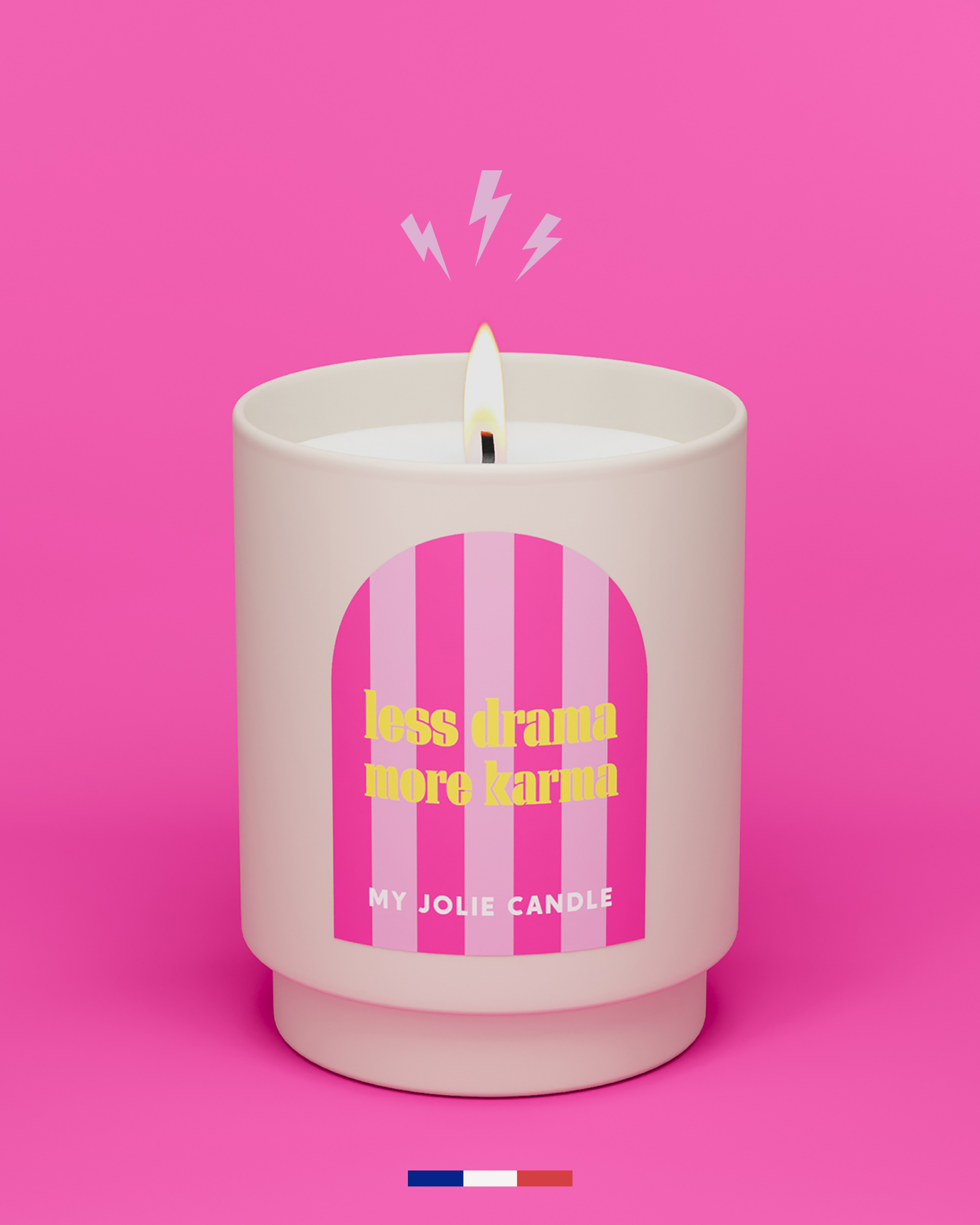 Bougie parfumée - Less drama more karma