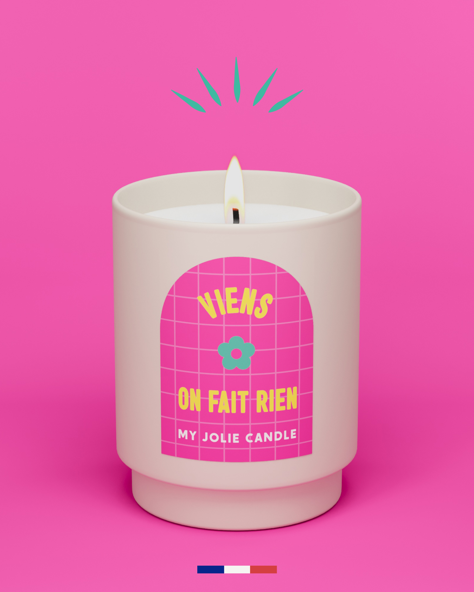 Bougie parfumée - Viens on fait rien