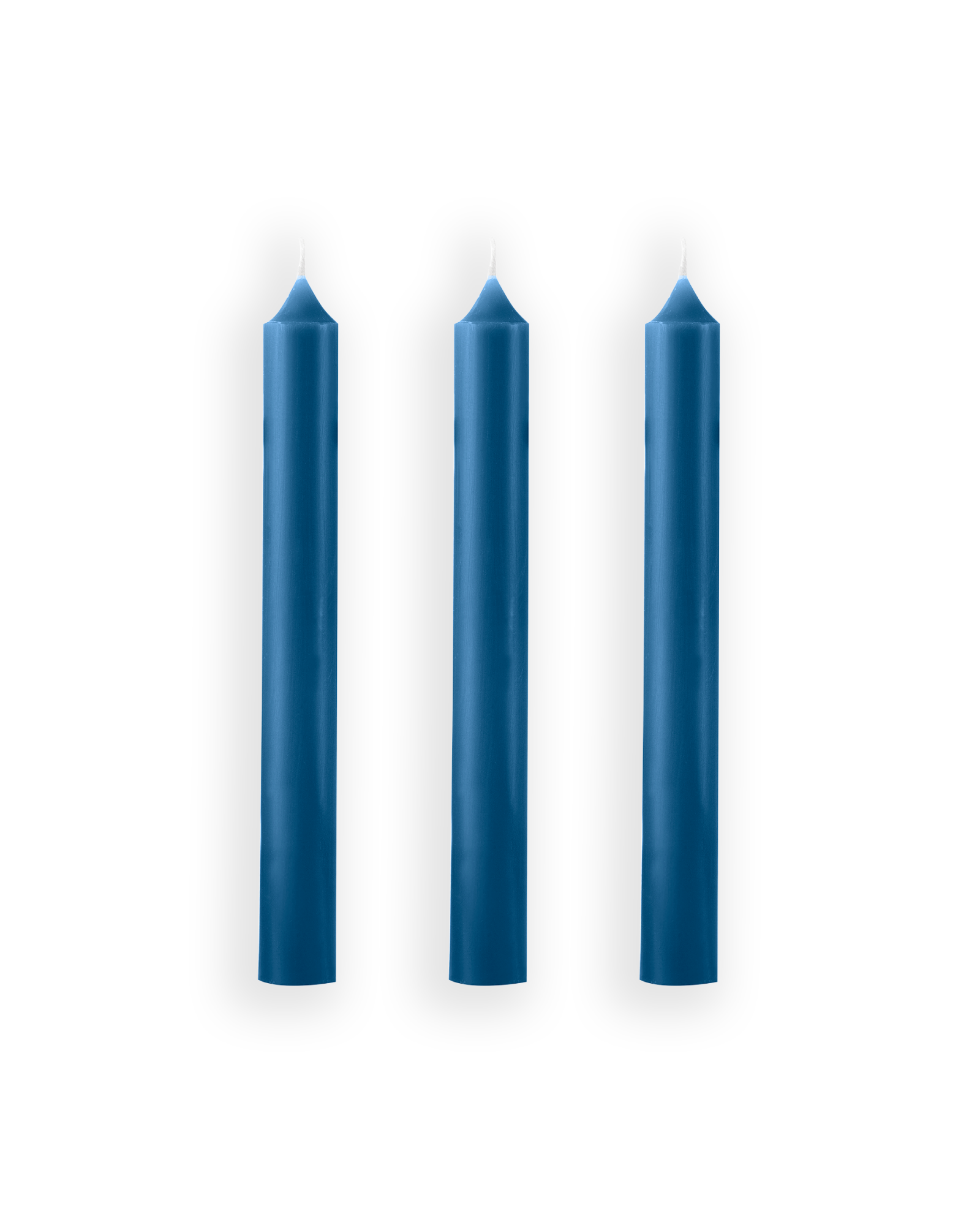 Bougies droites - Bleu Foncé