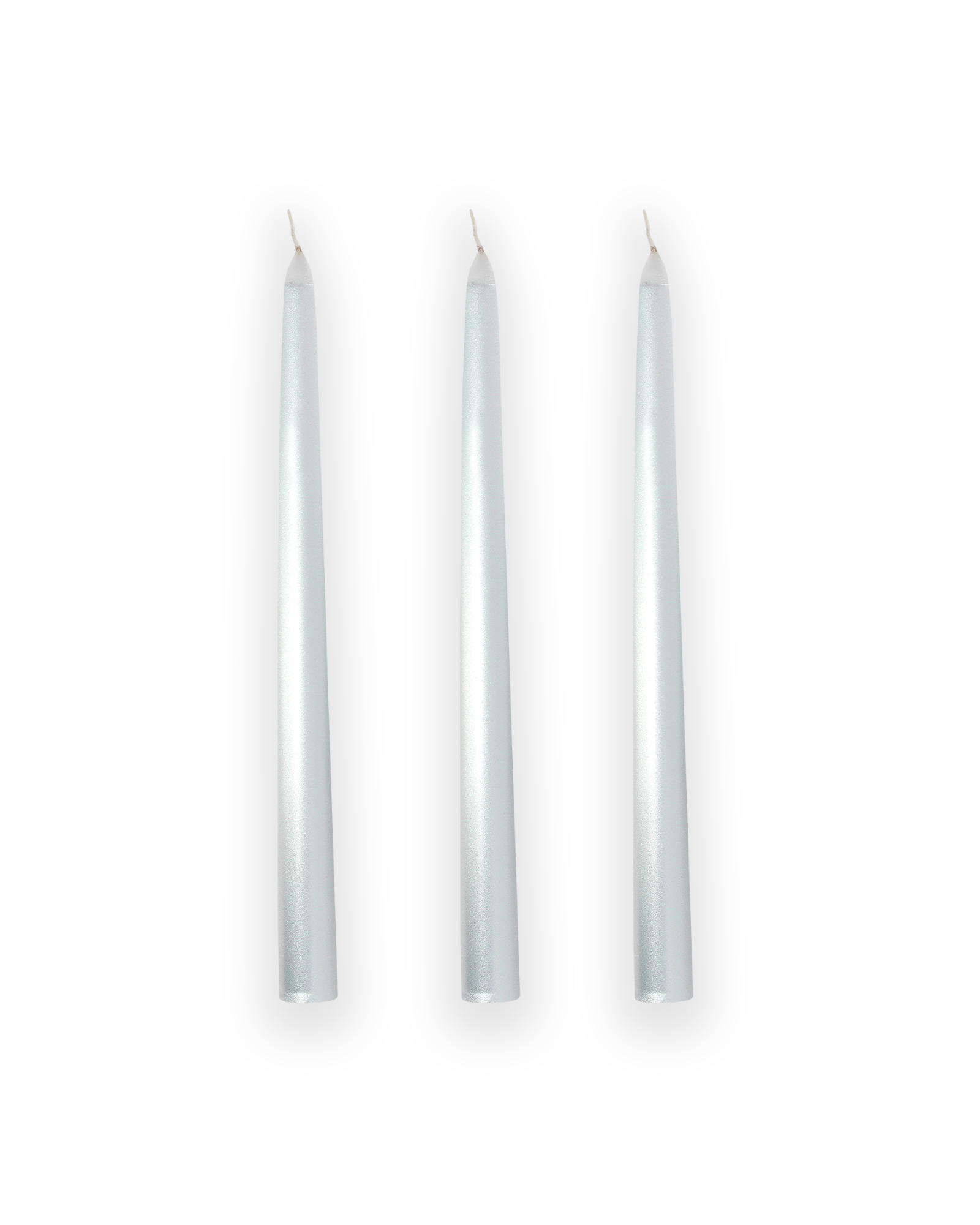 Bougies flambeaux - Argent