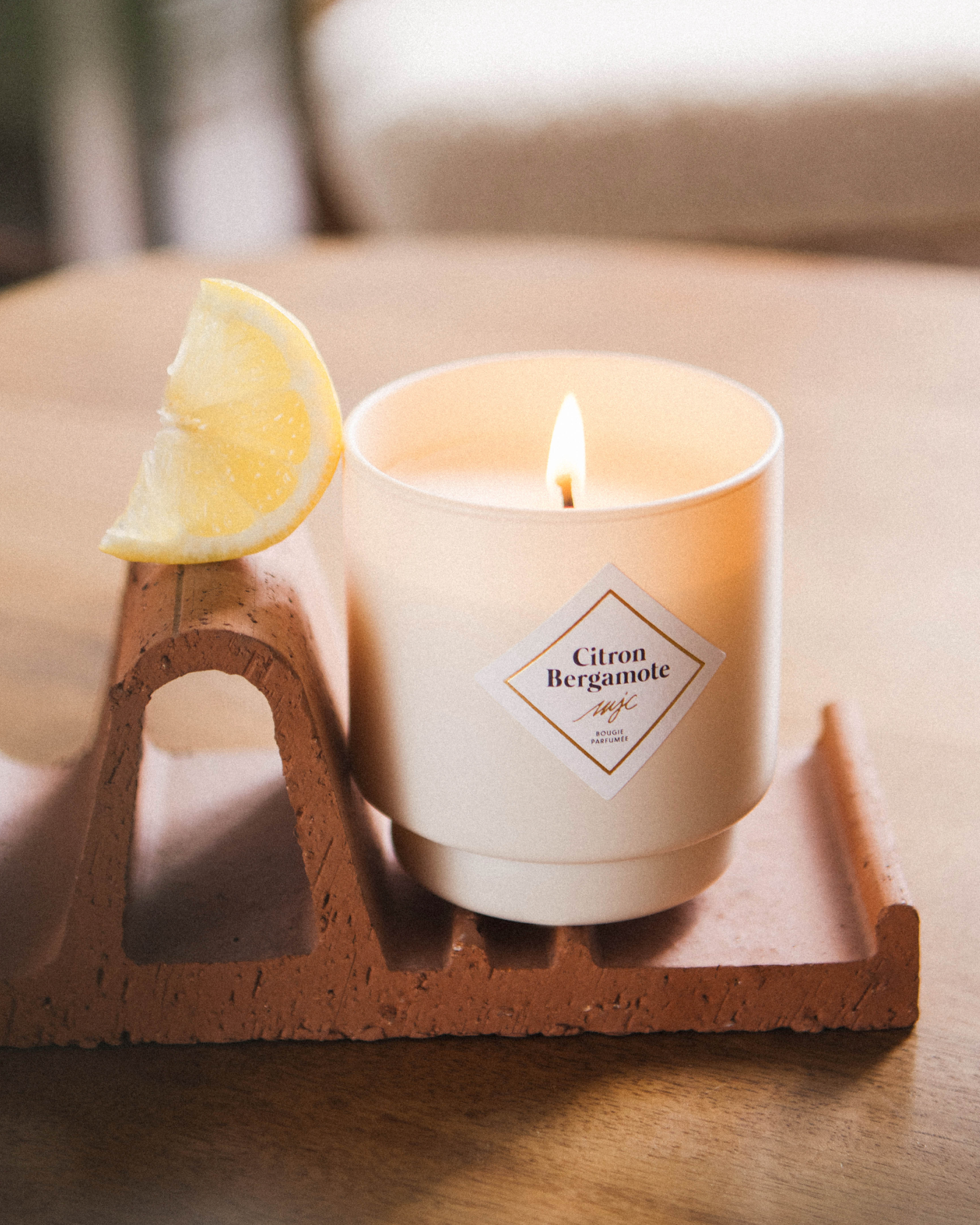 Bougie bijou Citron Bergamote