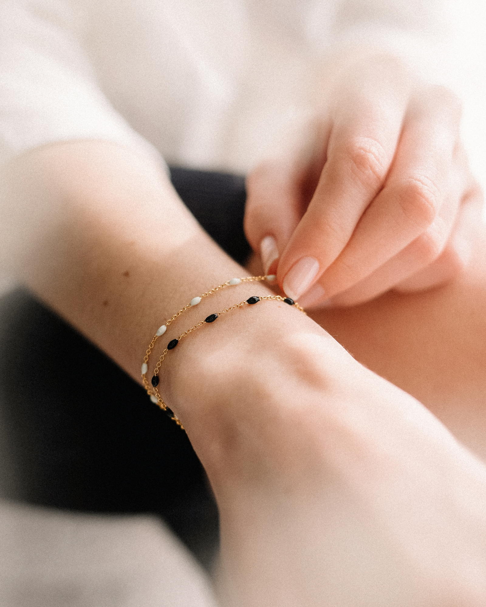 Bougies bijoux bracelet perles