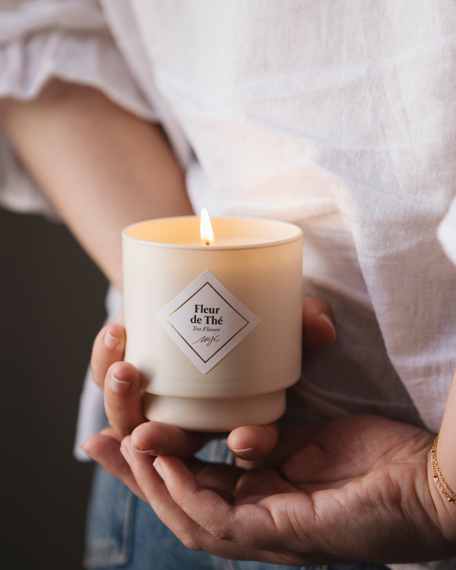 Bougie bijou Fleur de Thé