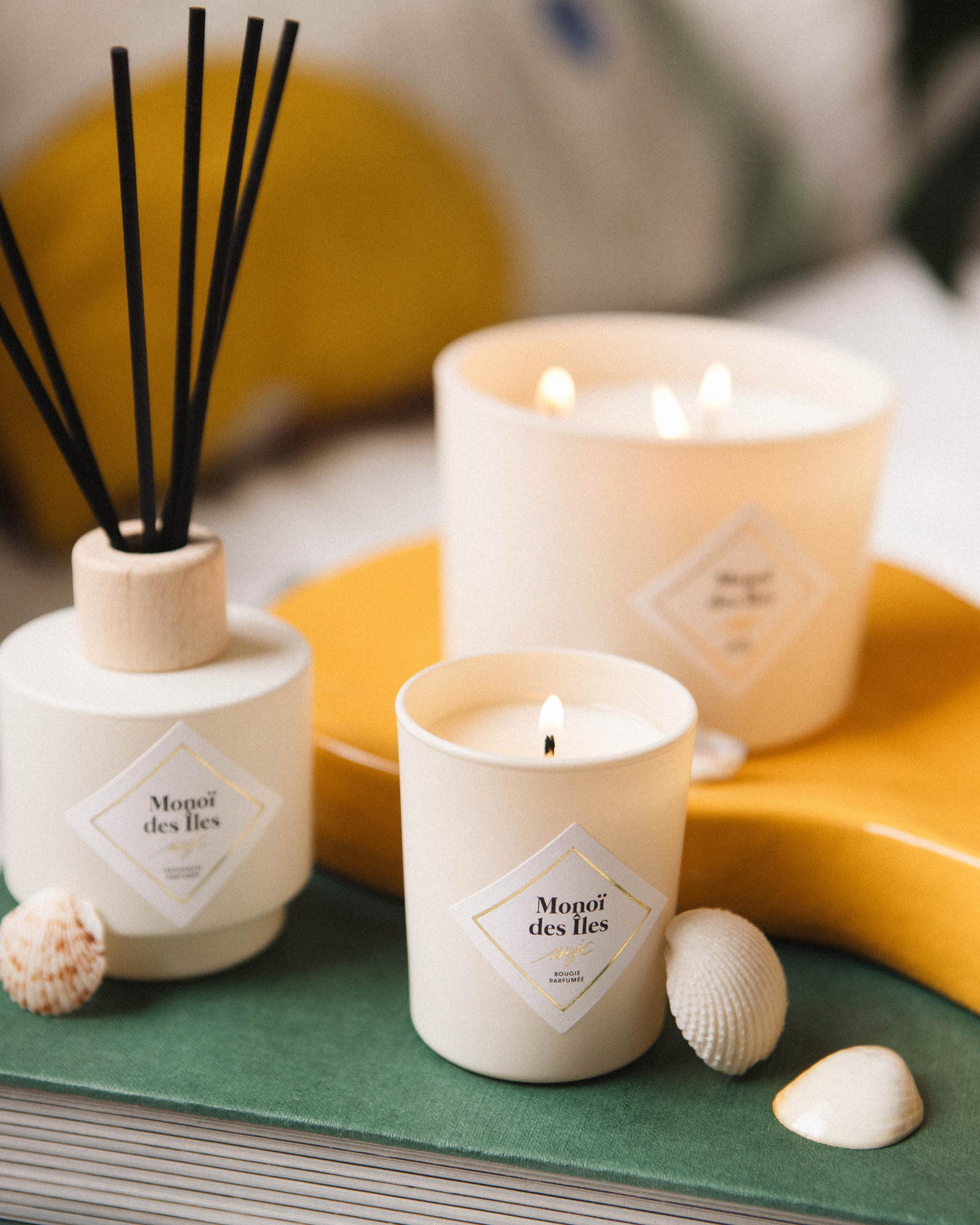 Petite bougie Monoï des Îles