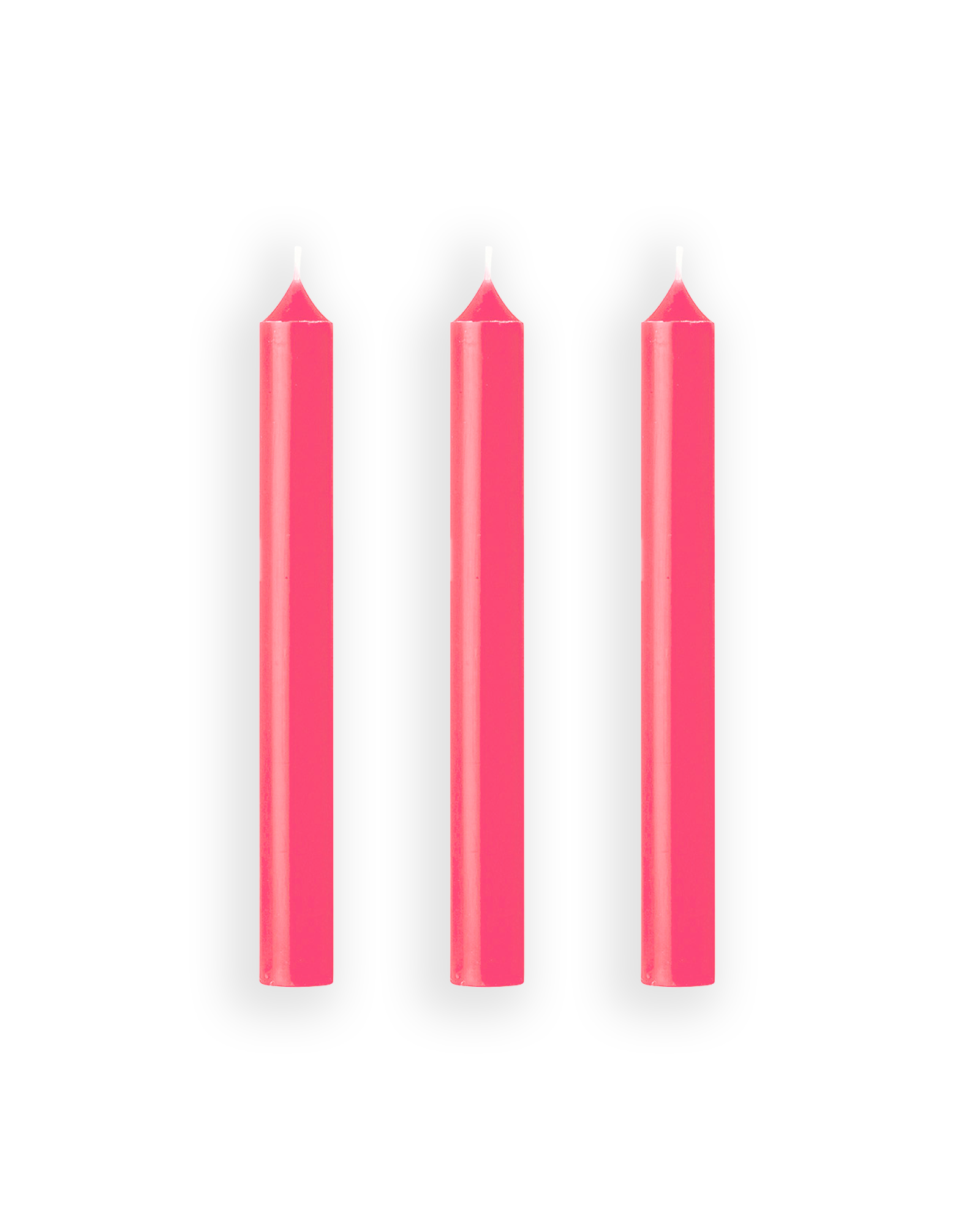 Bougies droites - Rose Clair