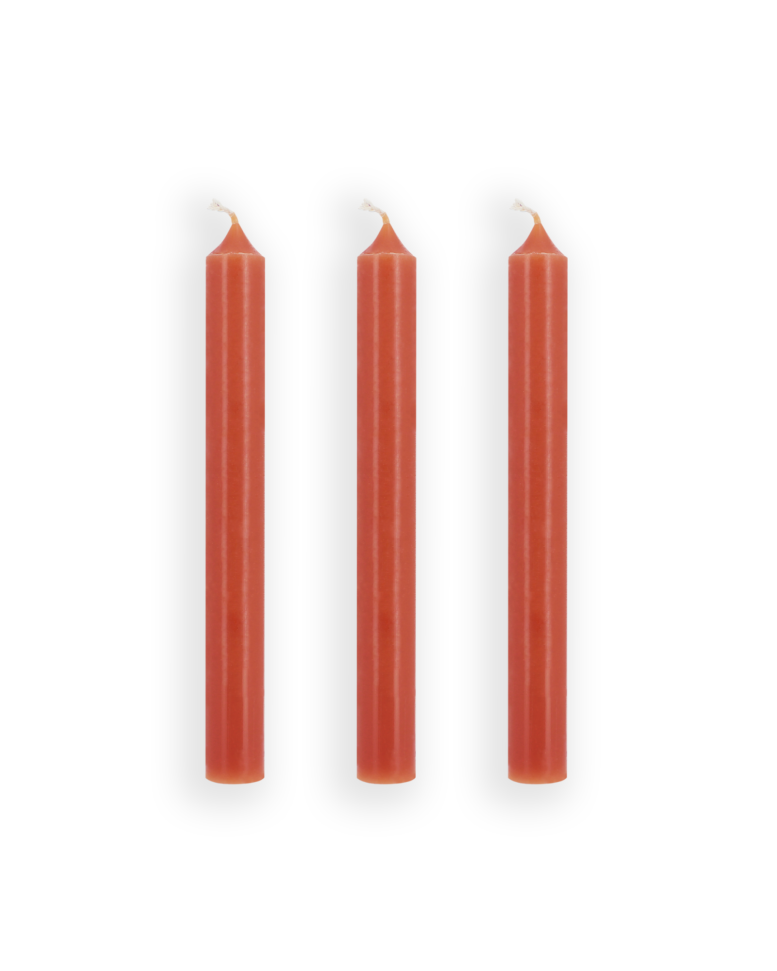 Bougies droites - Terracotta