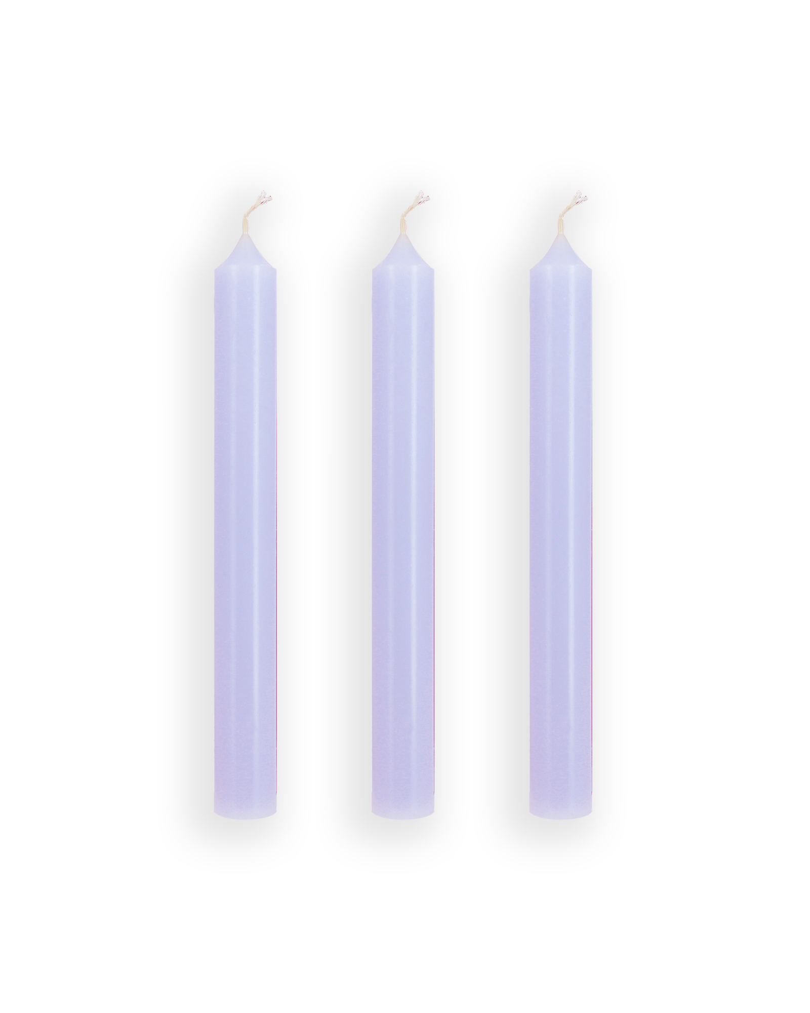 Bougies droites - Lilas