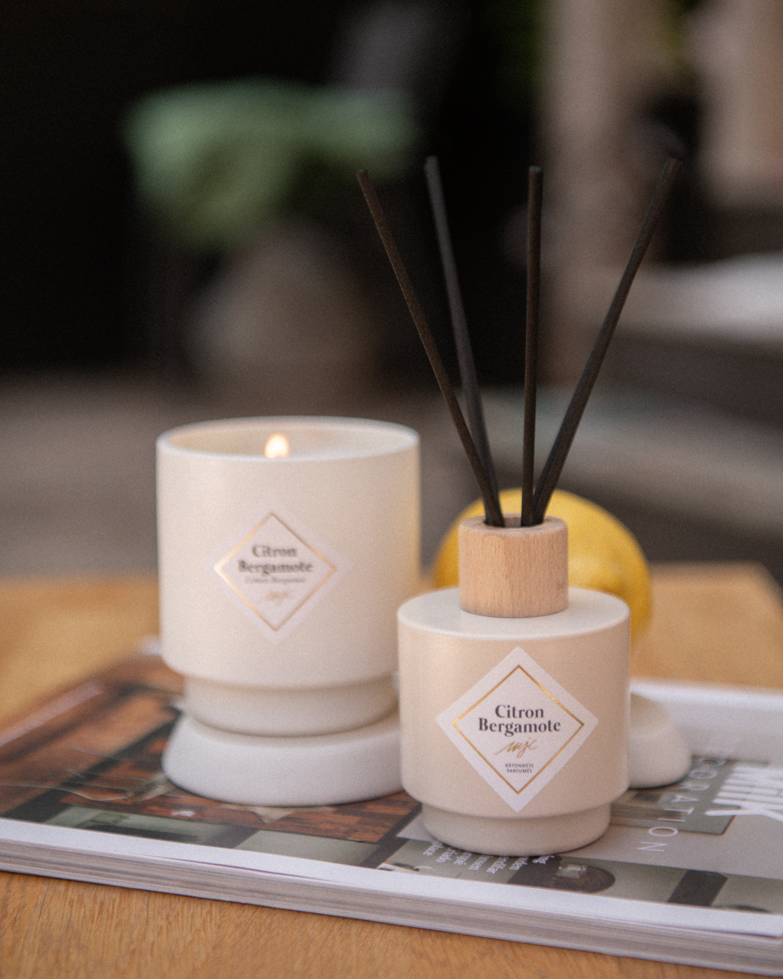 Duo parfumé Citron Bergamote