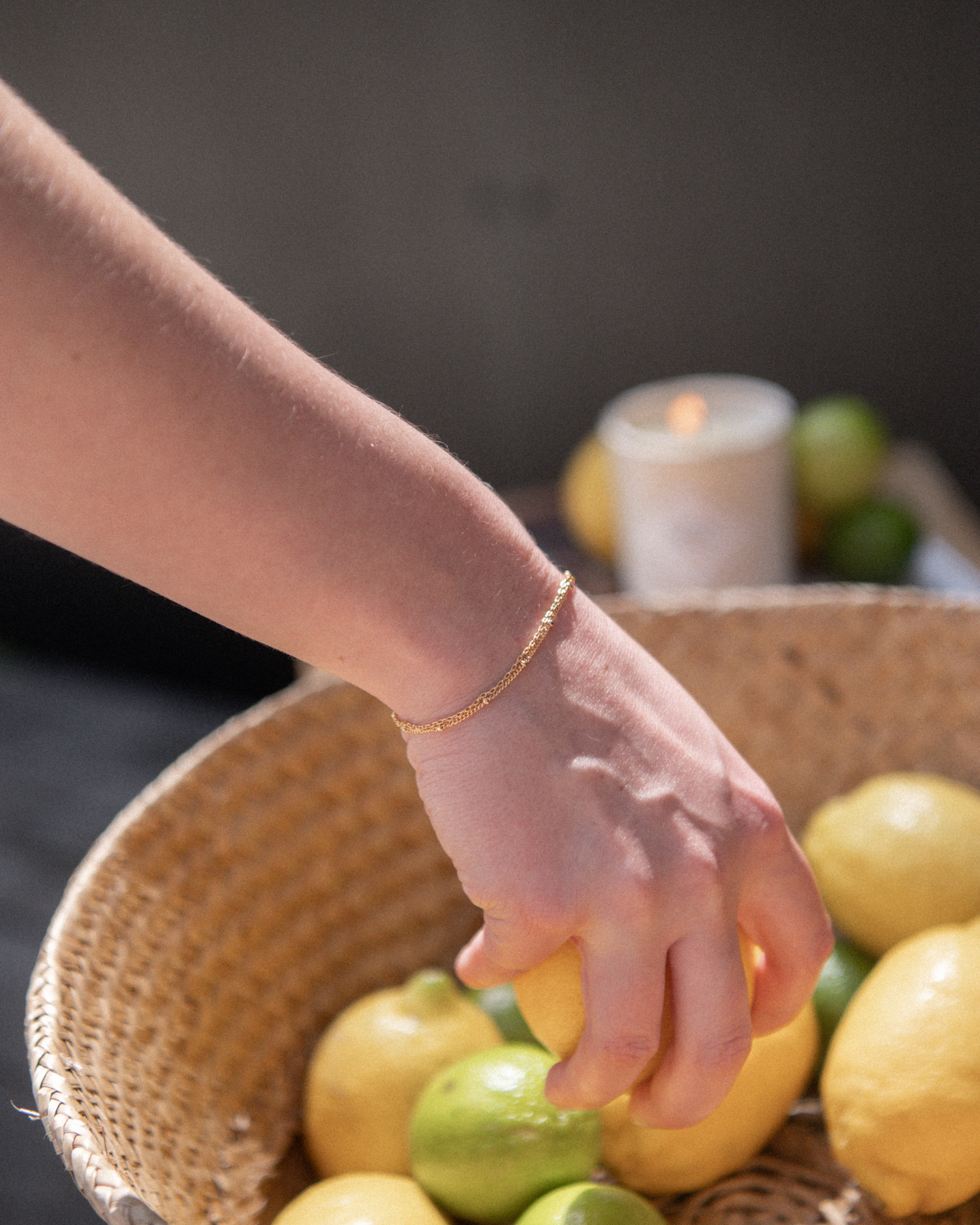 Bougie bijou Citron Bergamote