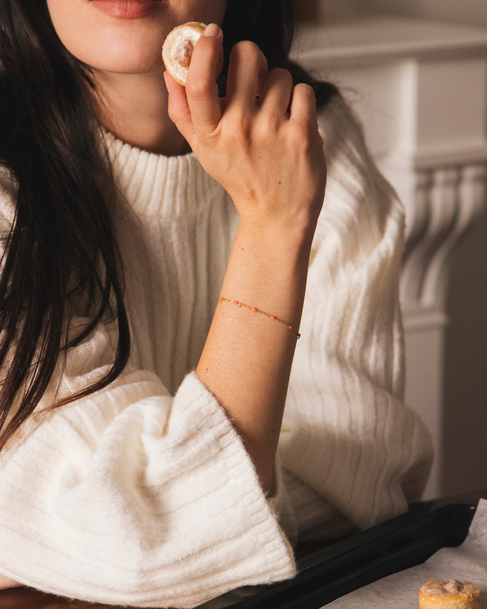 Bougie bijou bracelet Cannelle Poudrée