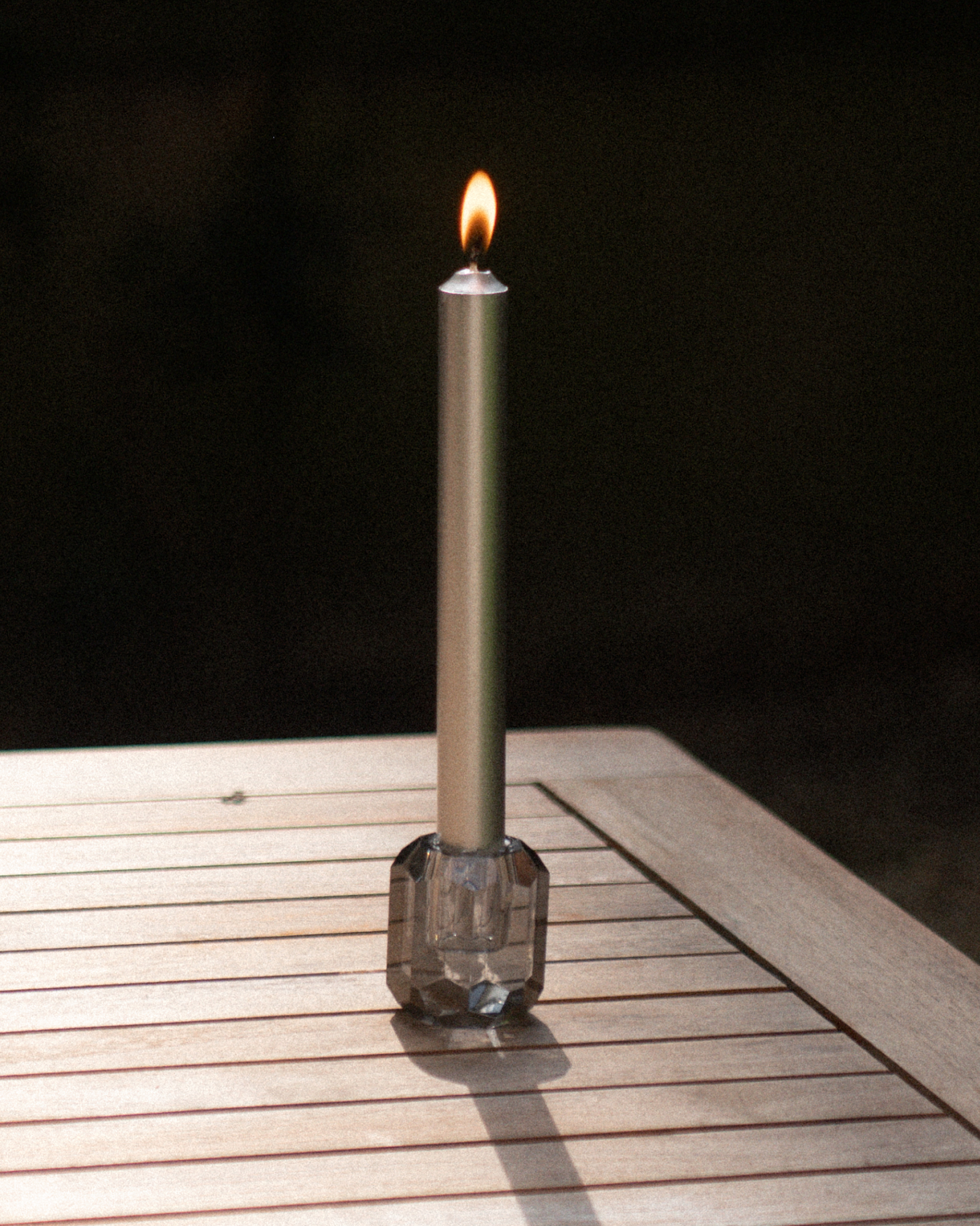 Bougies droites - Argent