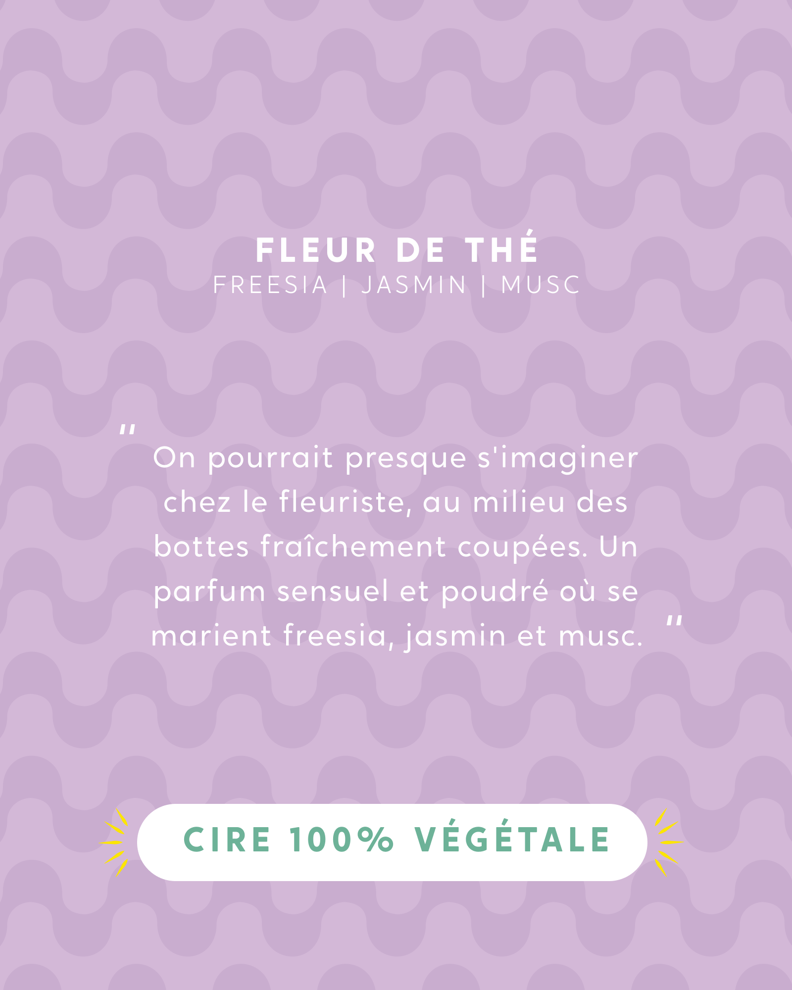 Bougie parfumée à messages