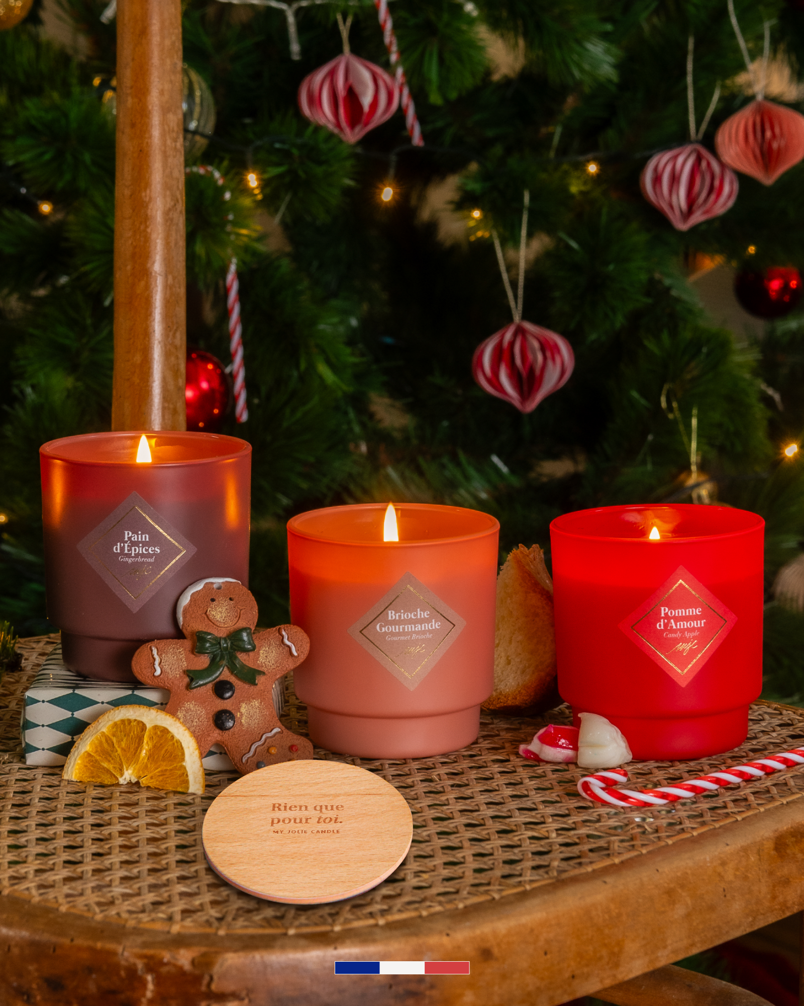 Trio d'hiver - Bougies & capots offerts