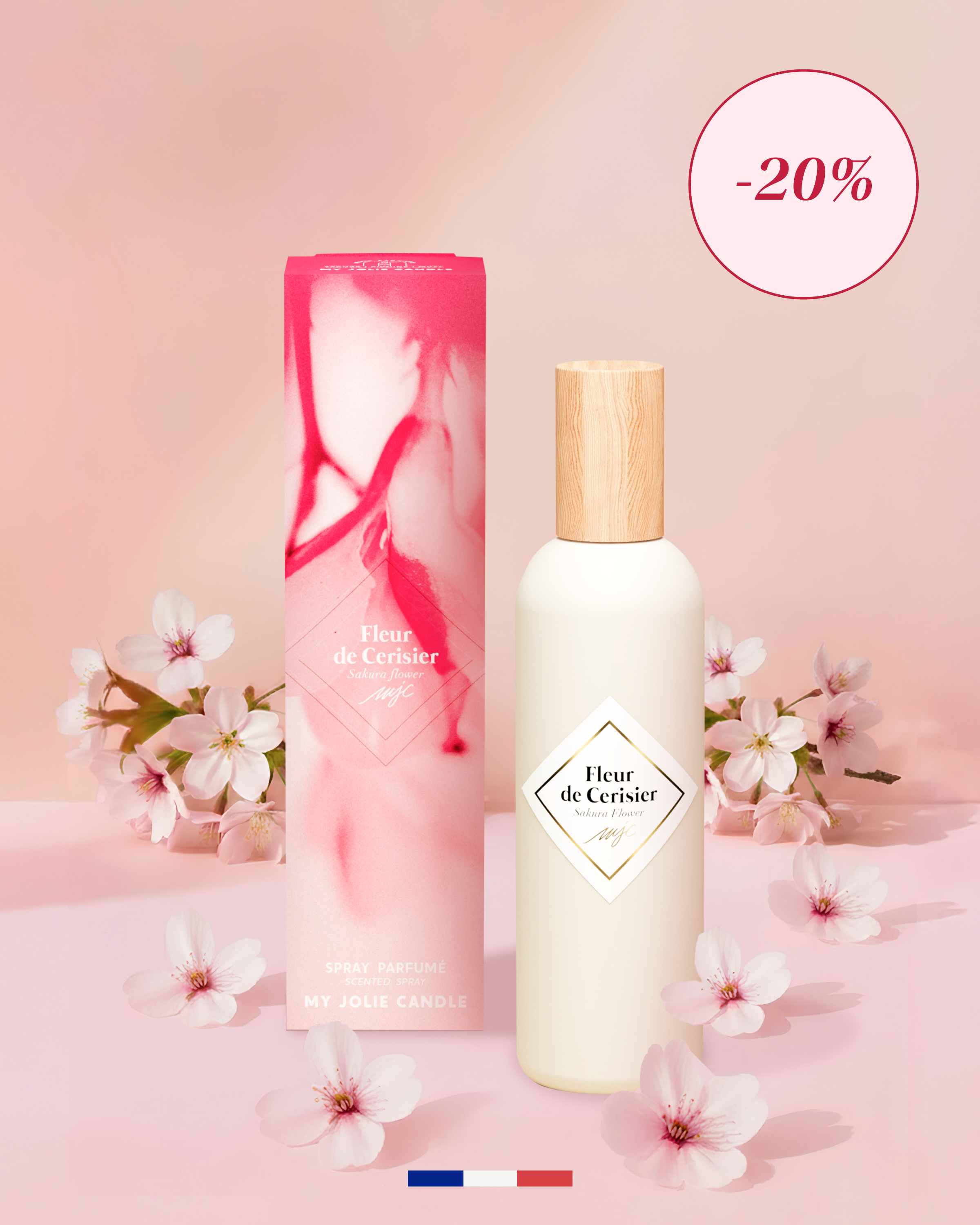 Spray parfumé Fleur de Cerisier