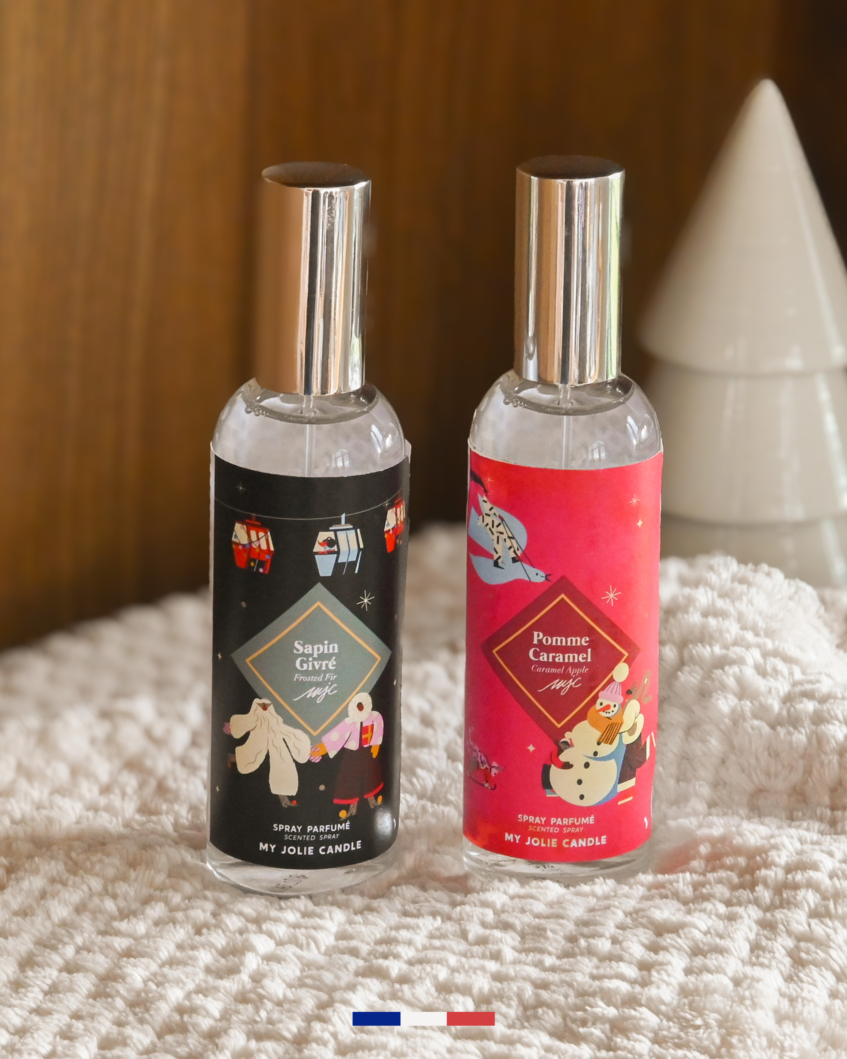 Sprays parfumés de Noël