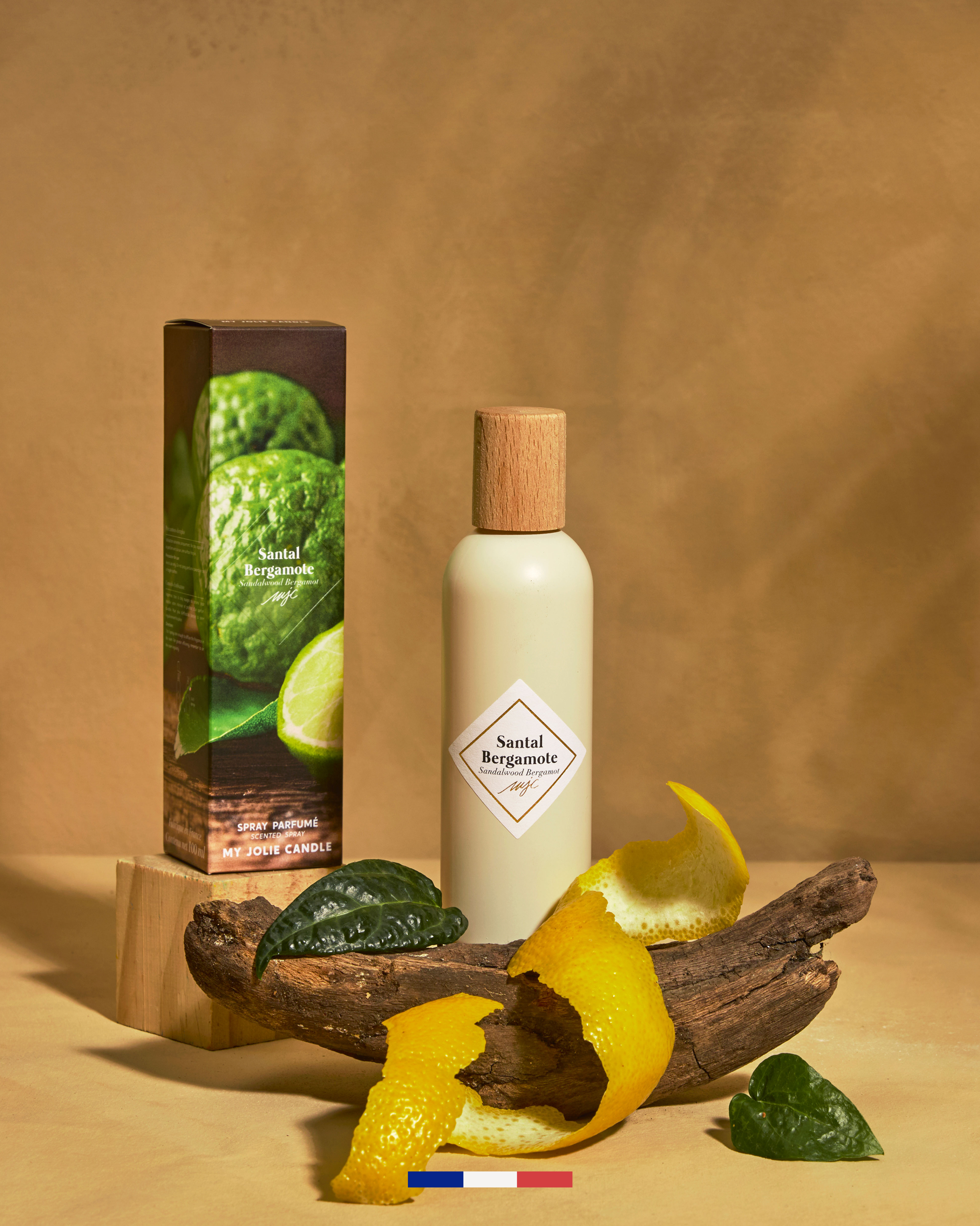 Spray parfumé Santal Bergamote