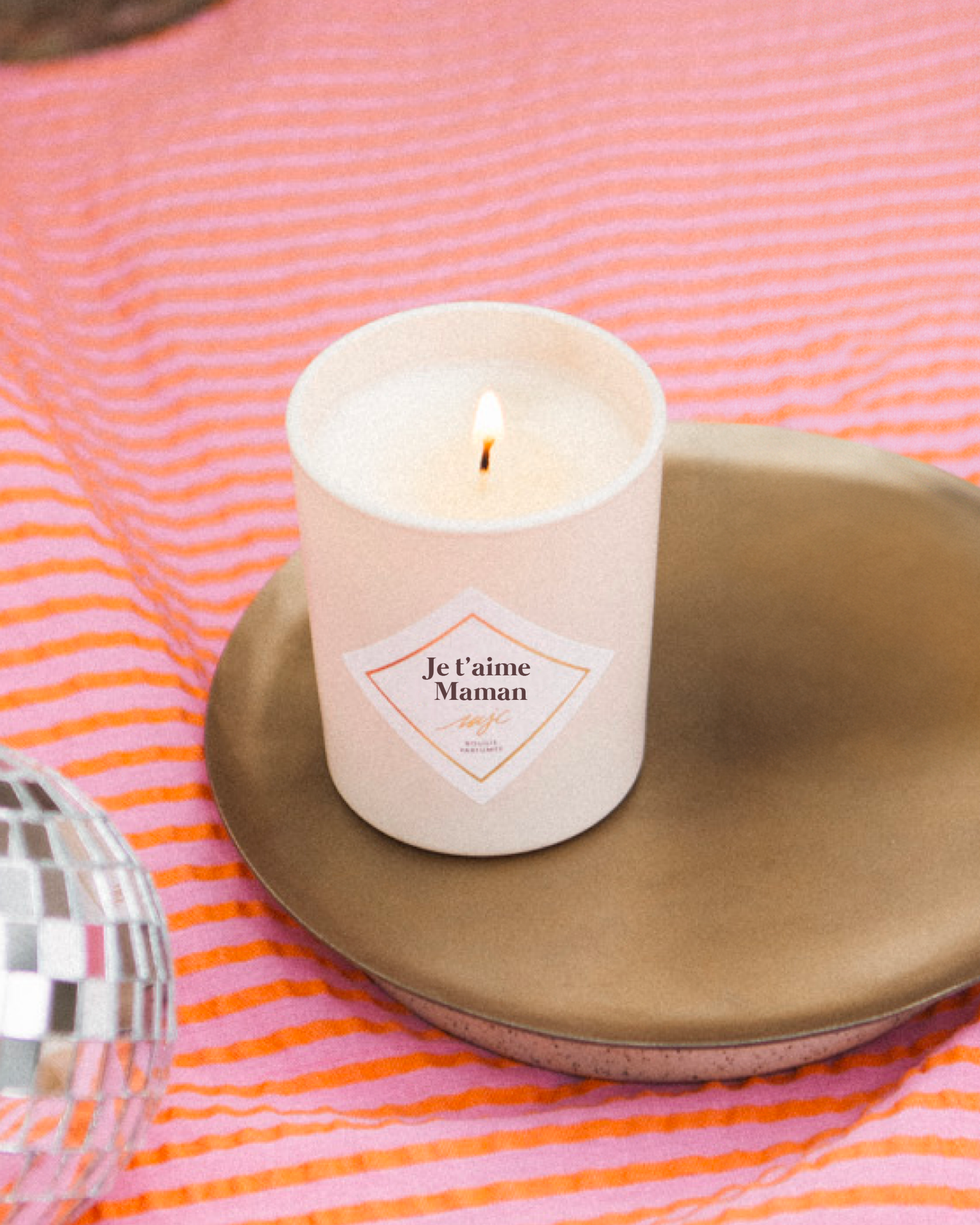 Petite Bougie Je t'aime Maman