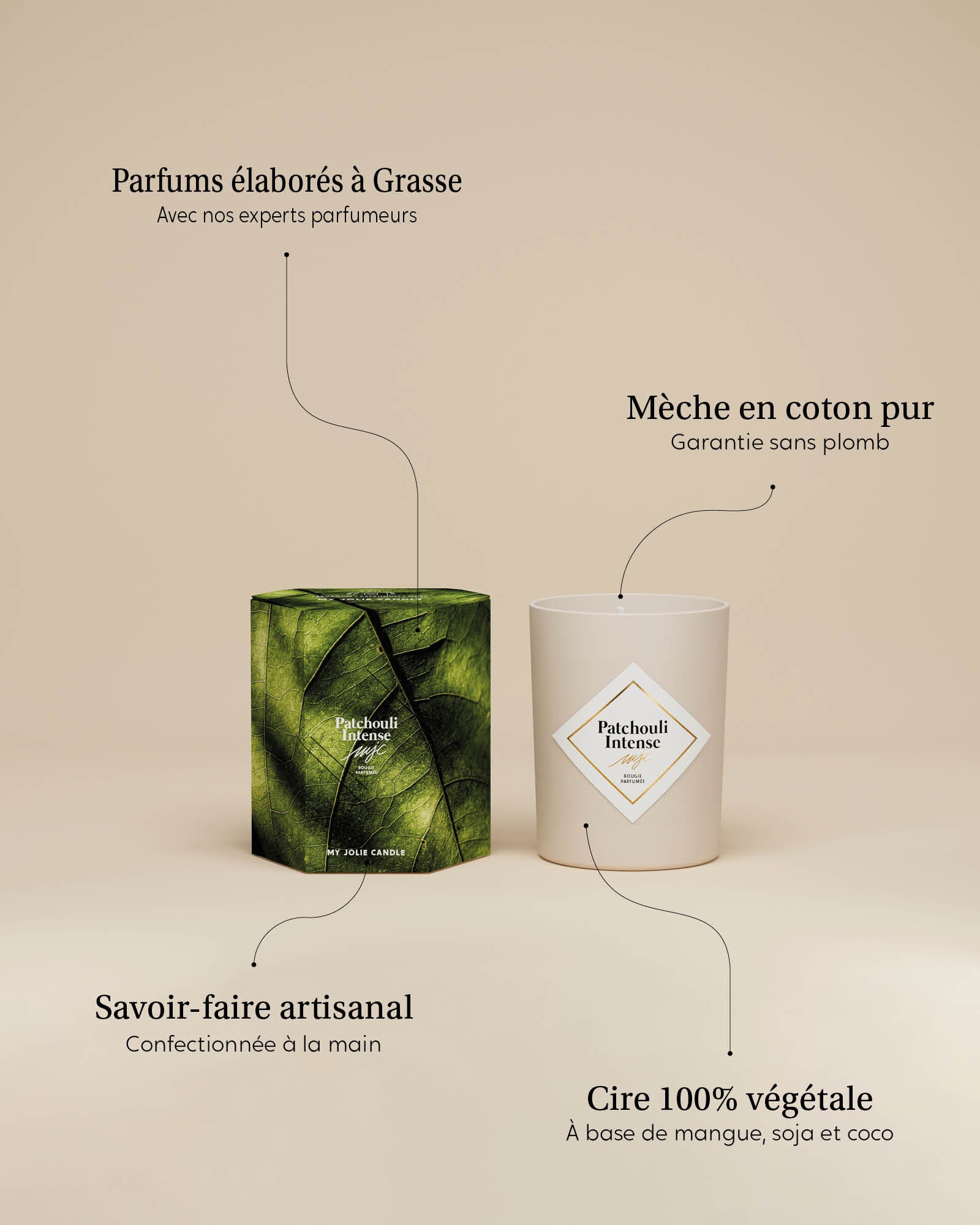 Petite Bougie Patchouli Intense