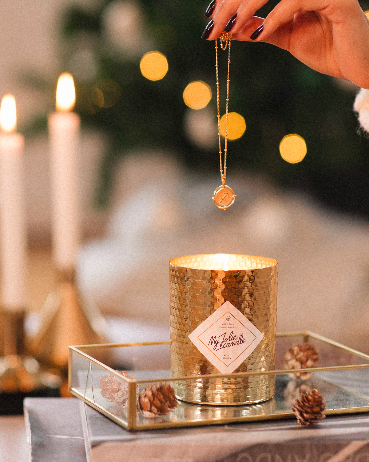 Bougie bijou L'Astro Gold Edition