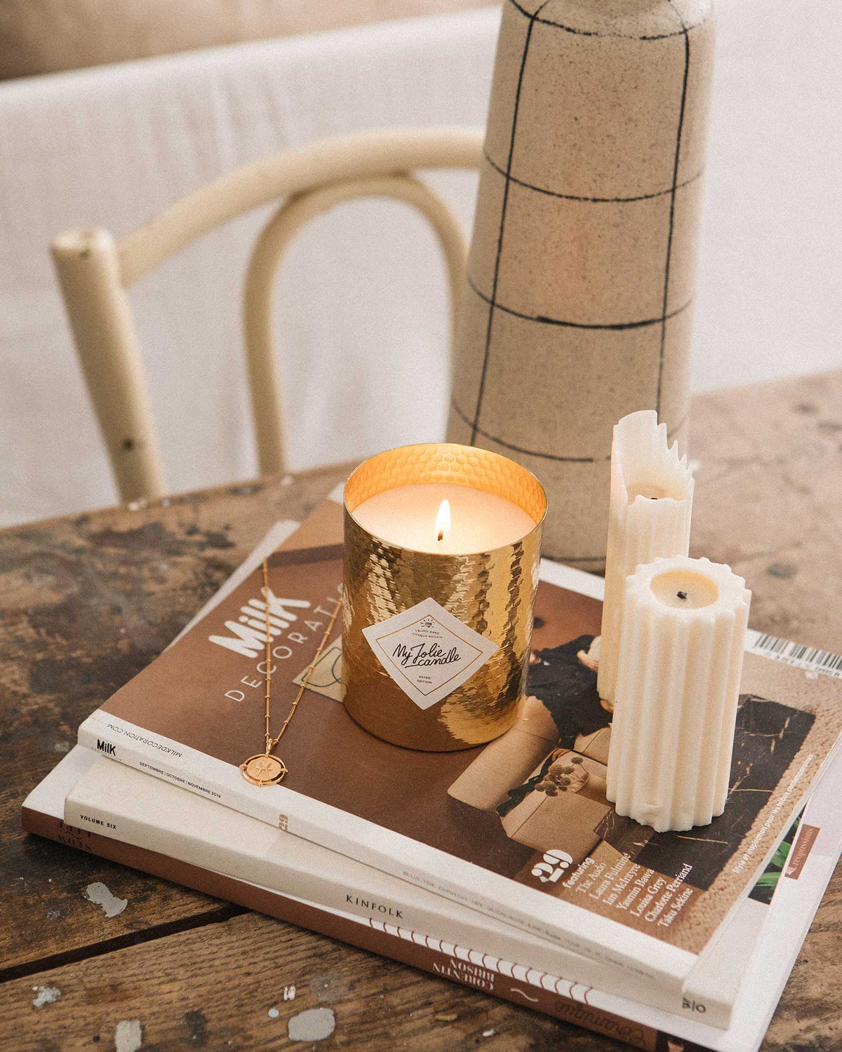 Bougie bijou L'Astro Gold Edition